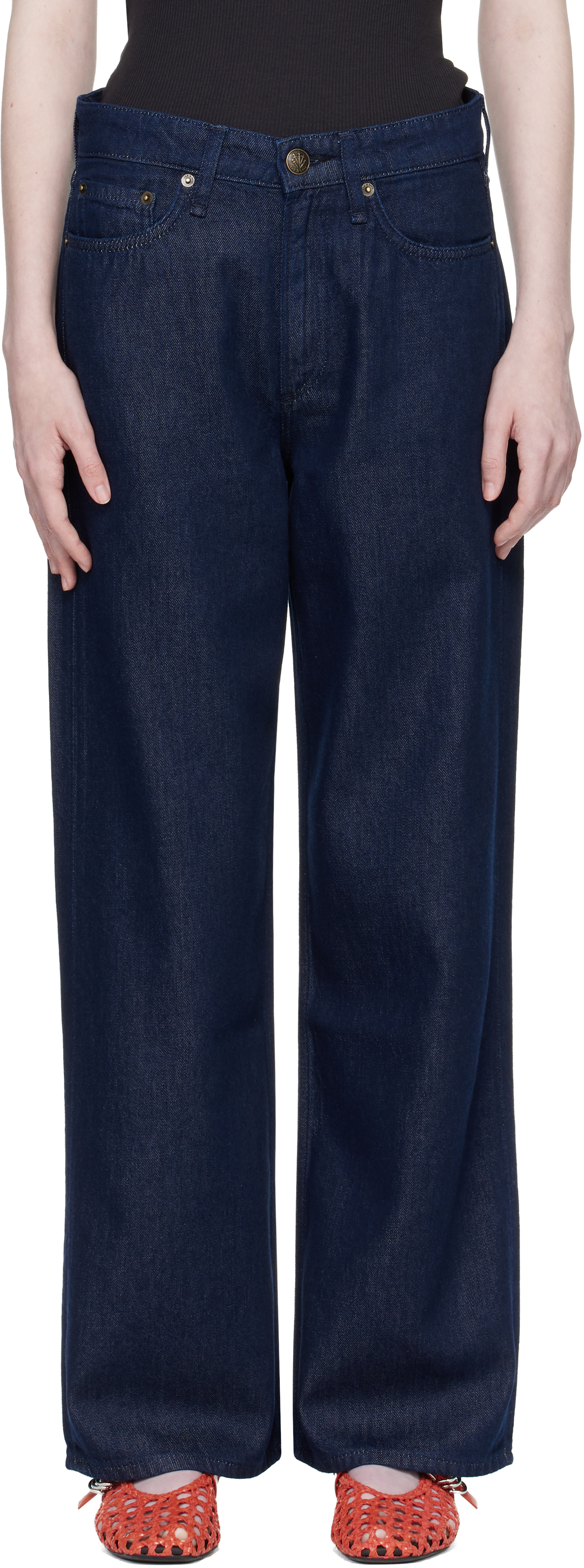 rag&bone サイズ31 新品未使用　ダークグレー ストレートデニム rag & bone Miramar Shea High Rise Relaxed Cotton Terry Sweatpant