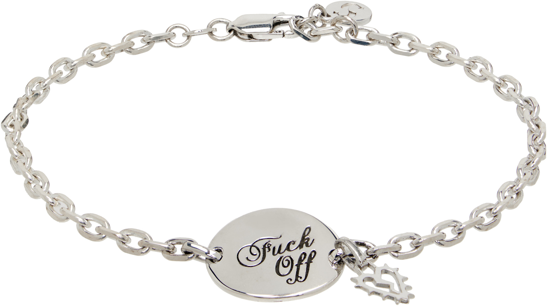 STOLEN GIRLFRIENDS CLUB ハートピン ブレスレット Stolen Girlfriends Club - Sterling Silver Single Heart Chain
