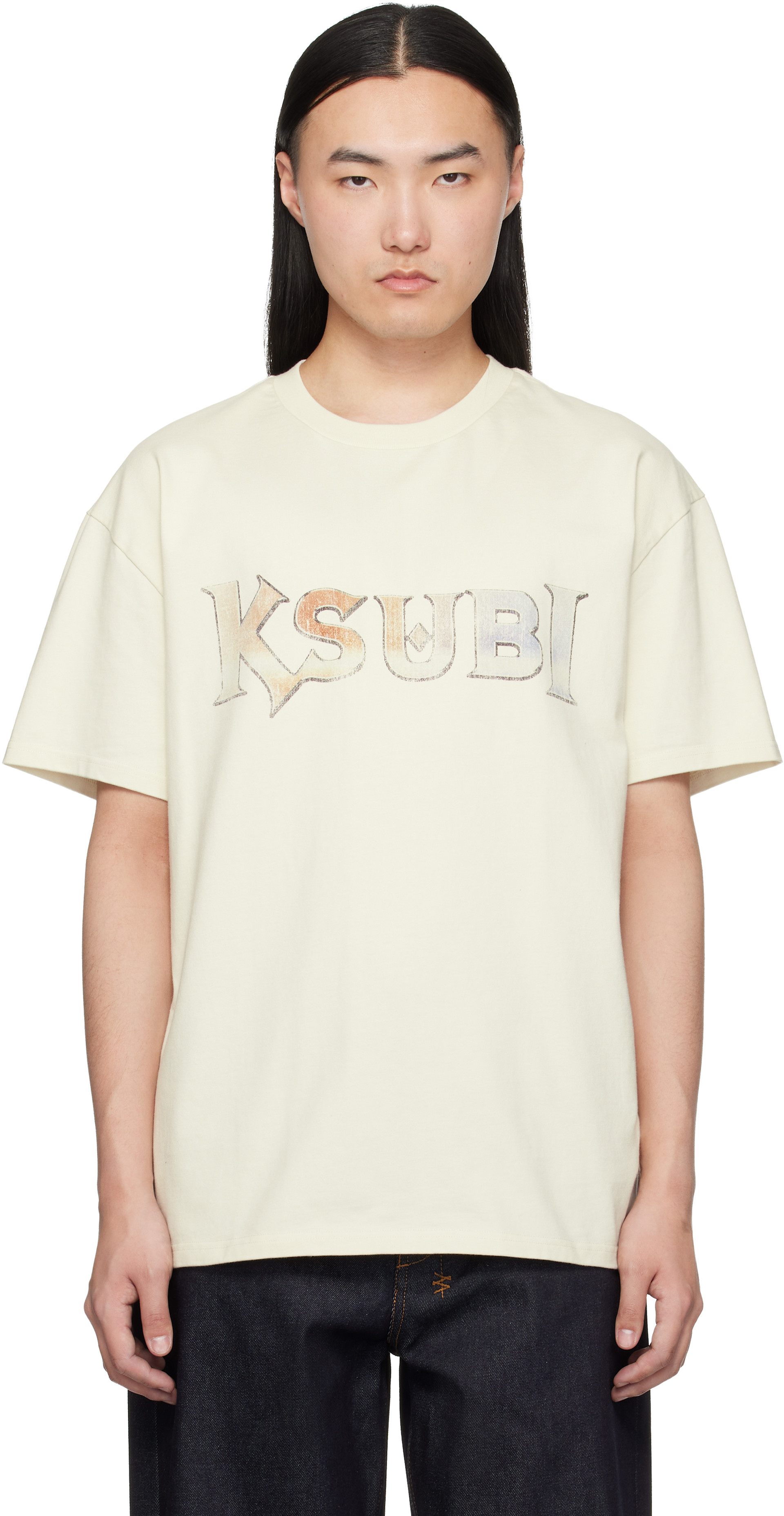 Ksubi: Off-White Death Snake Biggie S/S T-shirt | SSENSE