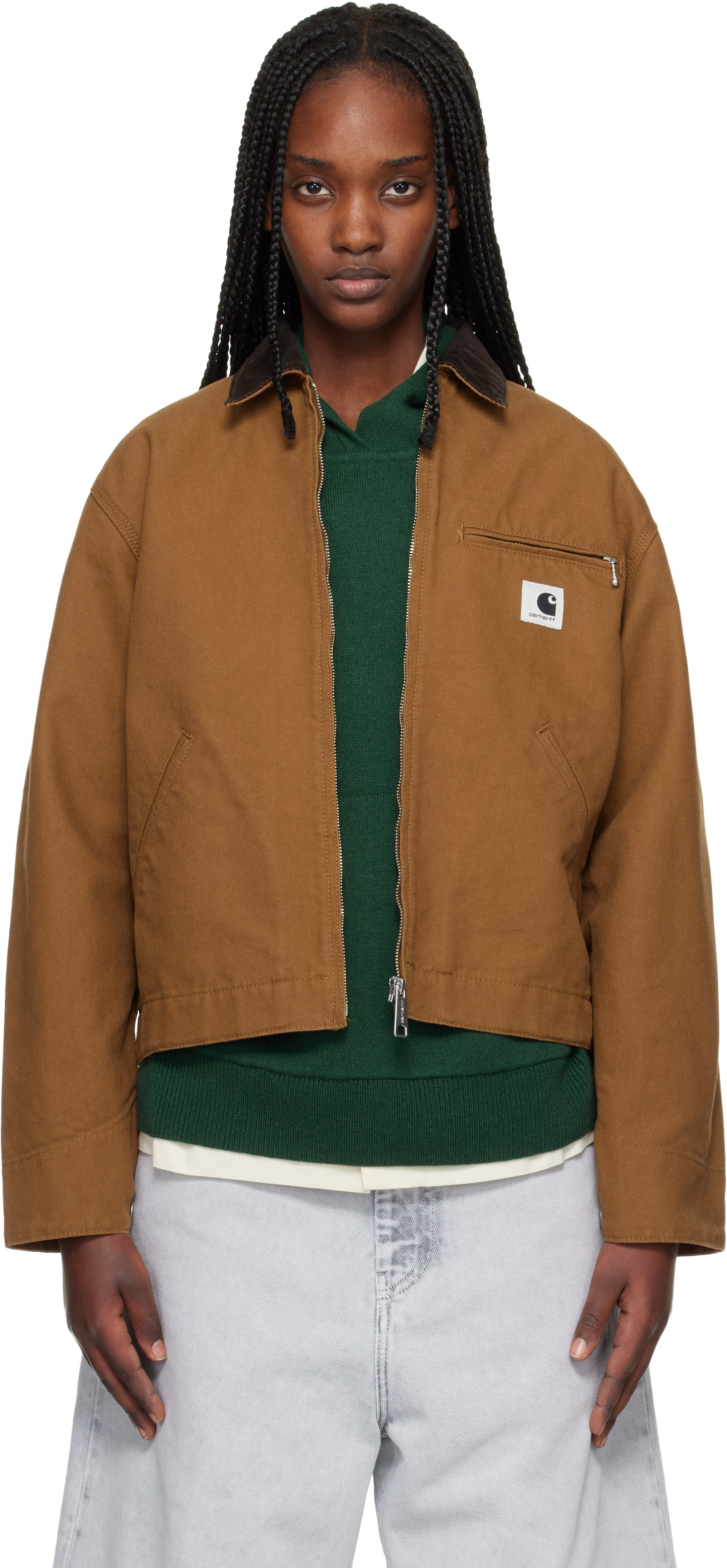 CARHARTT DETROIT JACKET カーハートブラウン size S Amazon | CARHARTT DETROIT JACKET カーハート ダック デトロイト