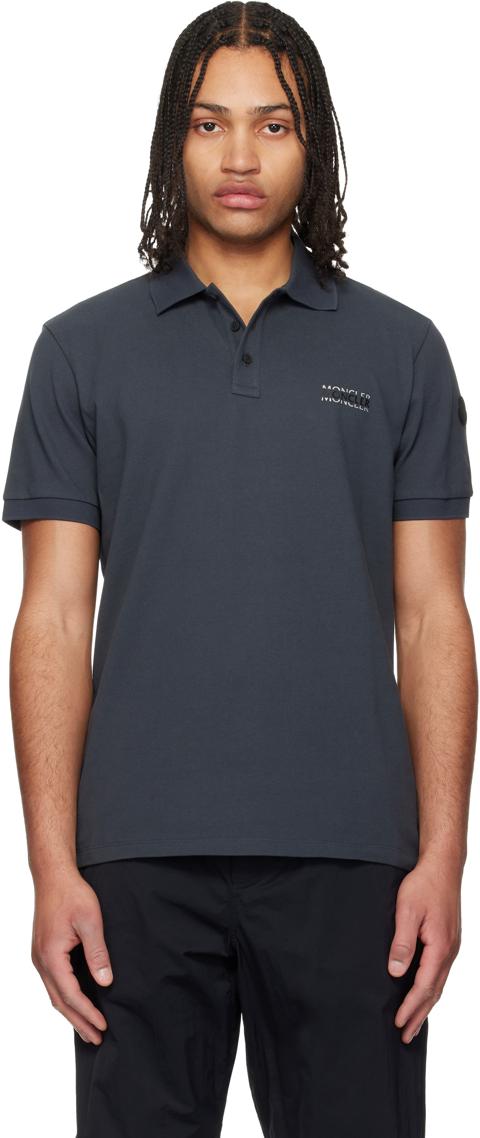 Moncler Polos for Men | SSENSE