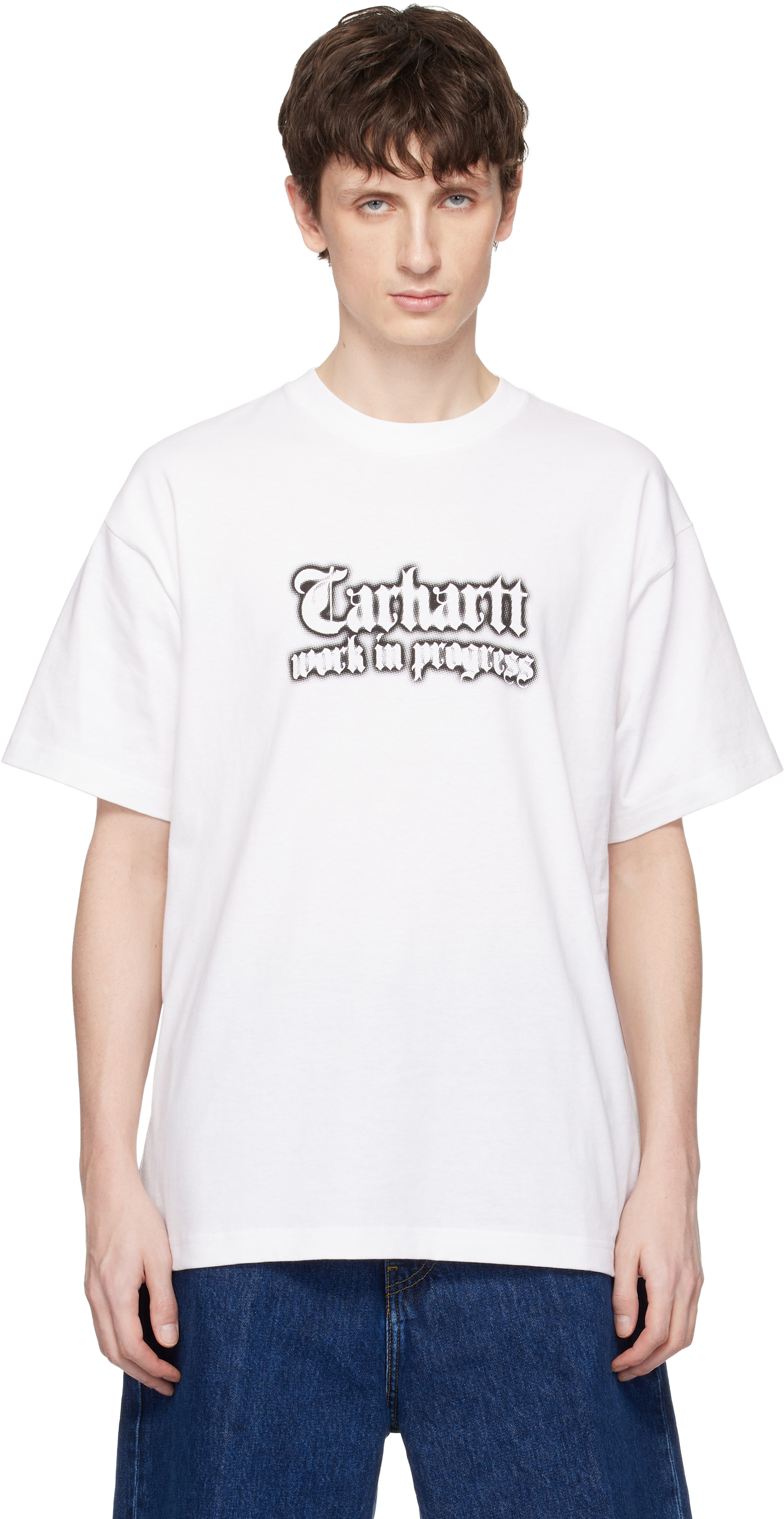 Carhartt Work In Progress: White S/S World Tour T-shirt | SSENSE