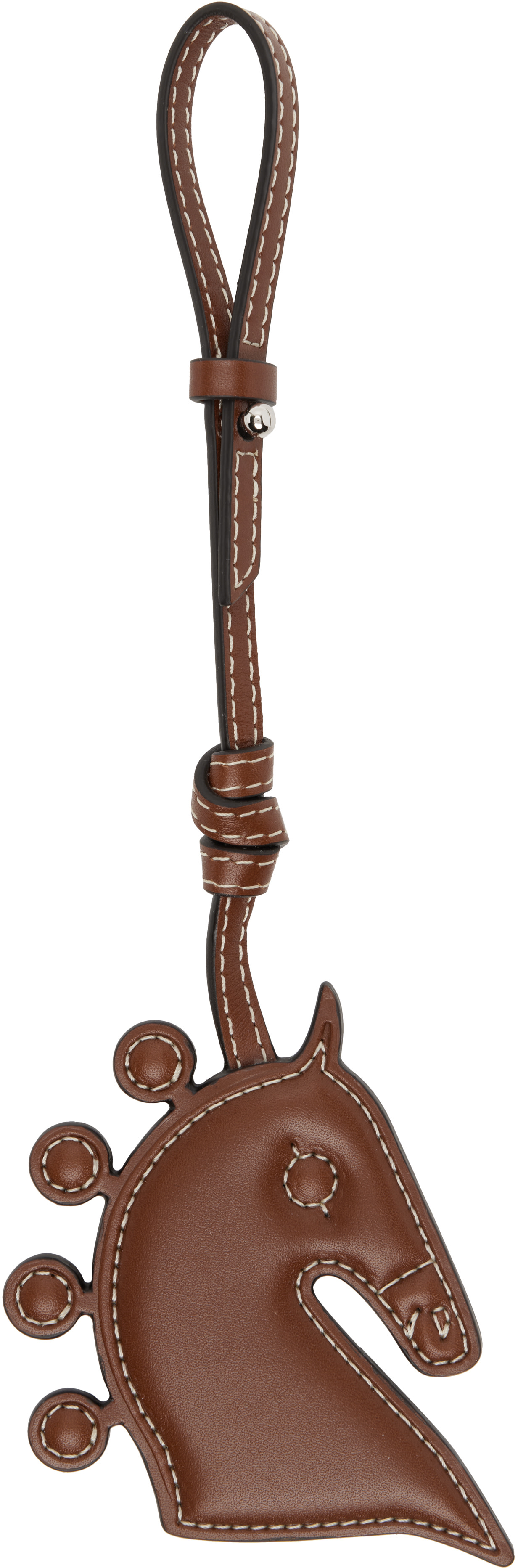 Max Mara: Brown Horse Bag Charm | SSENSE