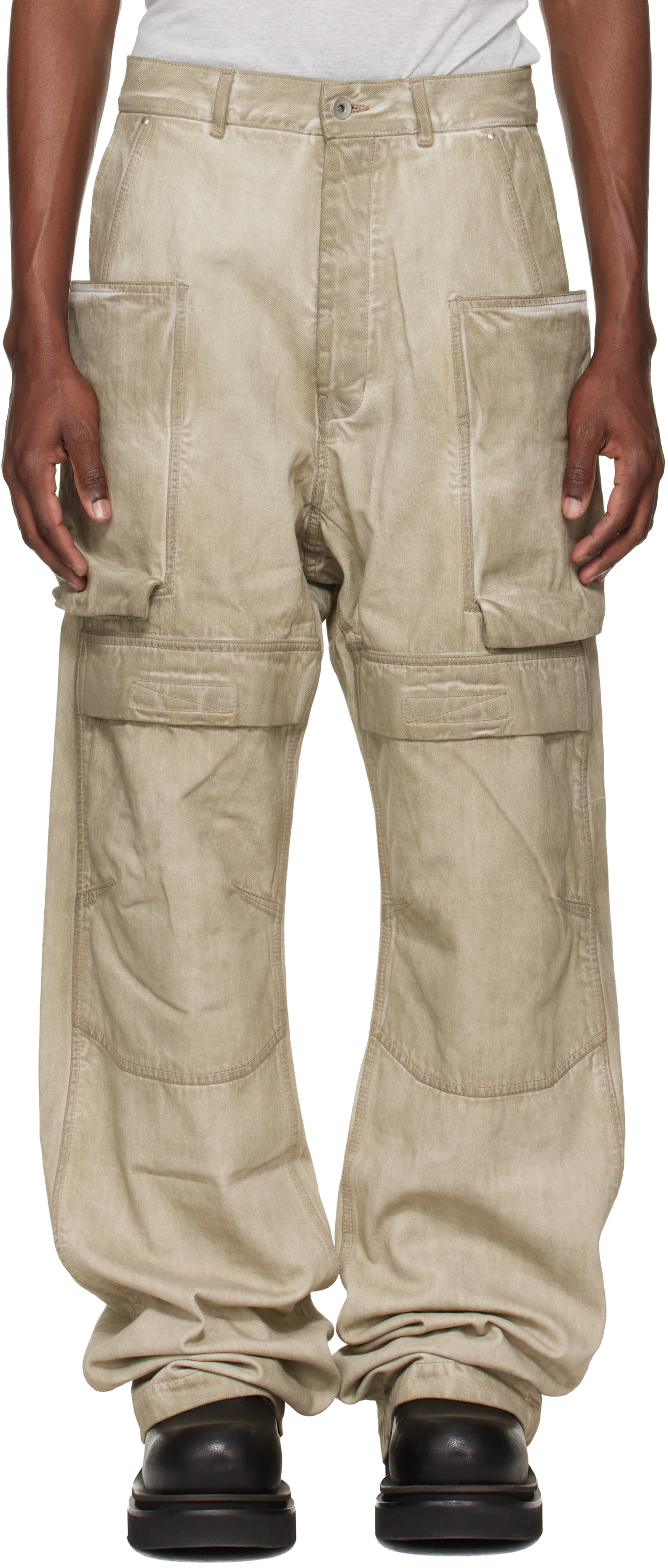 Rick Owens DRKSHDW CREATCH CARGO カーゴパンツ Creatch Cargo Pants in Black – SVRN