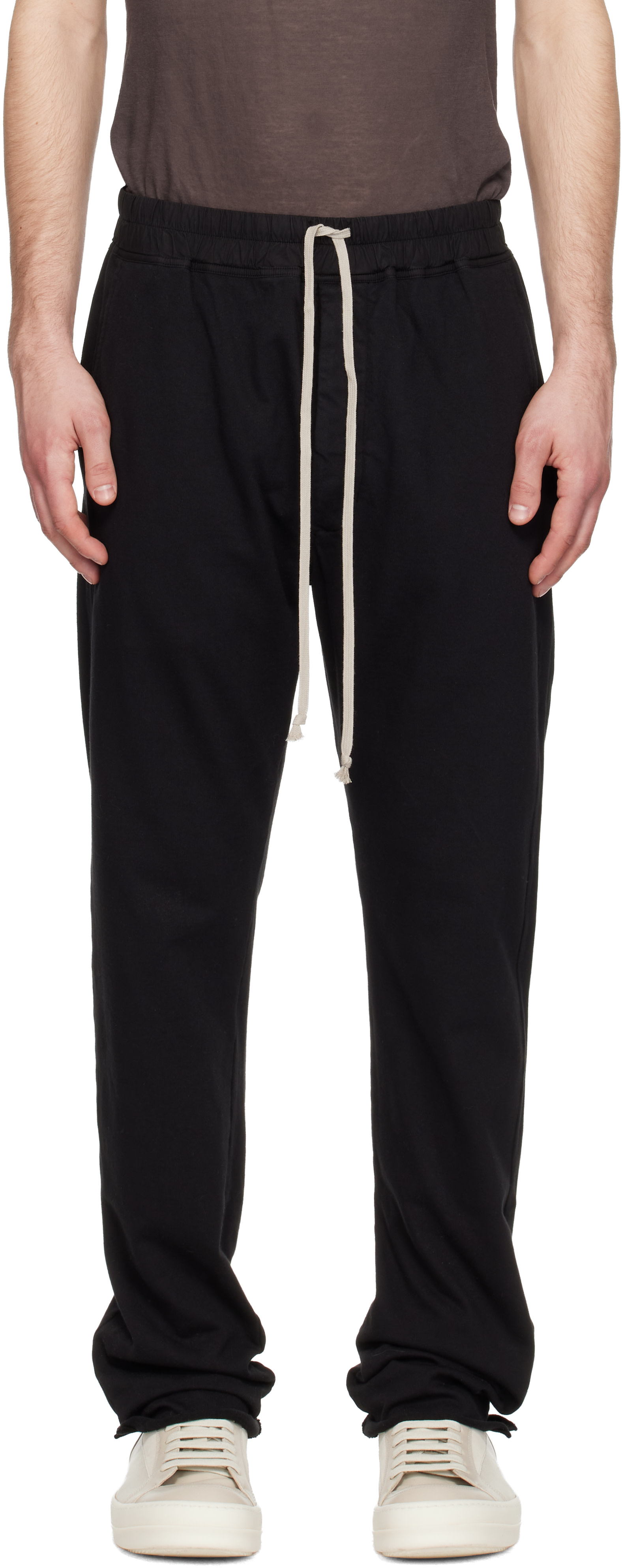 DRKSHDW スウェットパンツ メンズ Rick Owens DRKSHDW: ブラック Temple Berlin ドローストリング