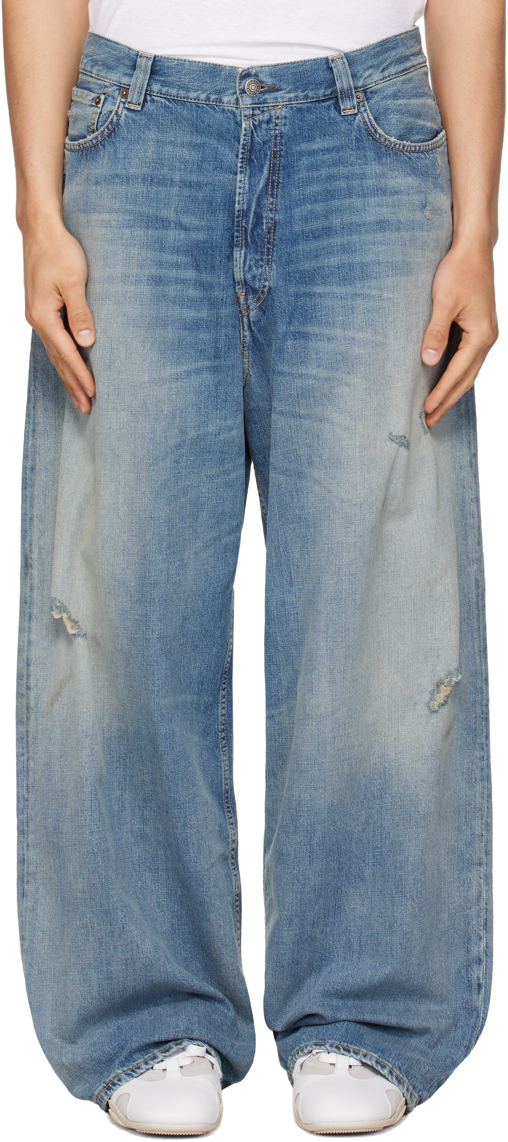Acne Studios: Blue Loose Fit 2023 Jeans | SSENSE