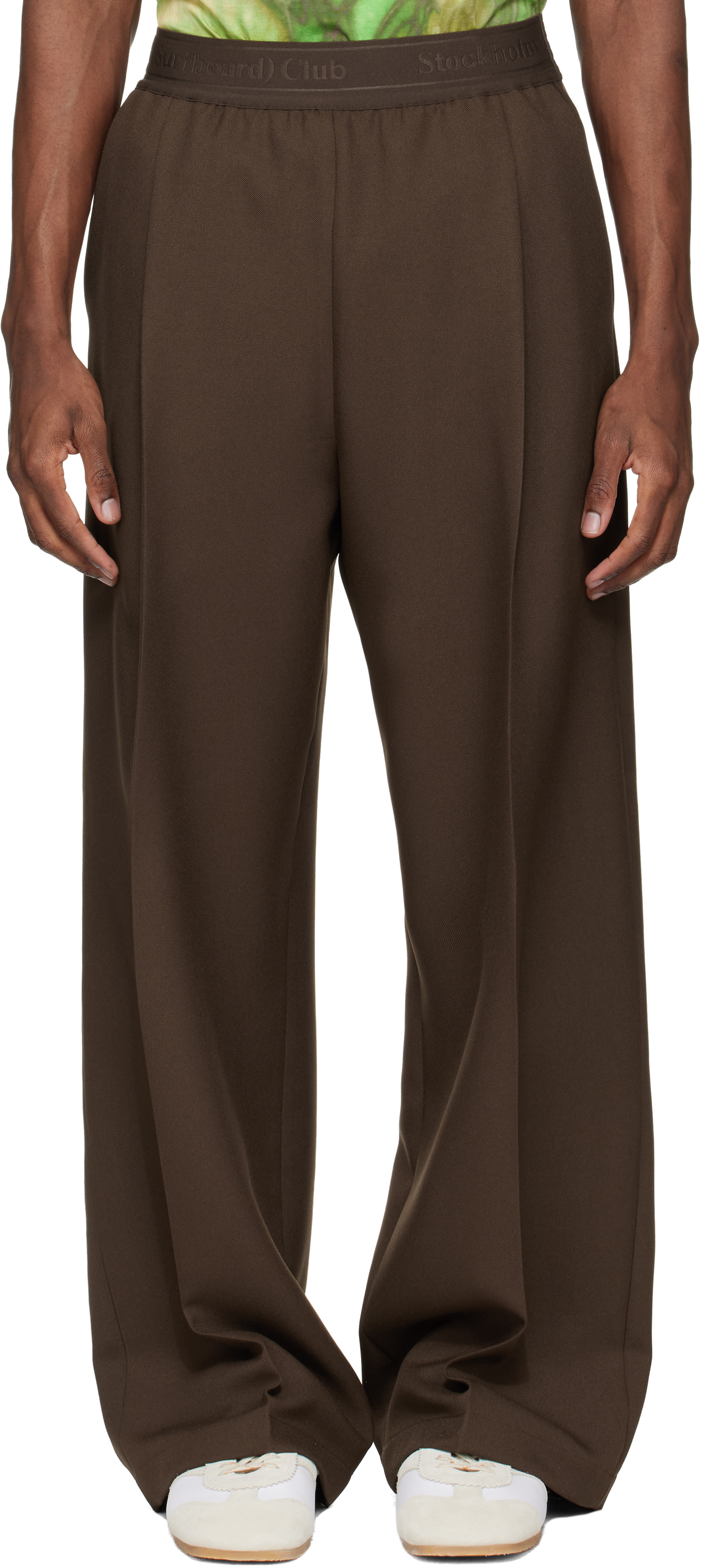 Stockholm (Surfboard) Club: Brown Relaxed Fit Trousers | SSENSE