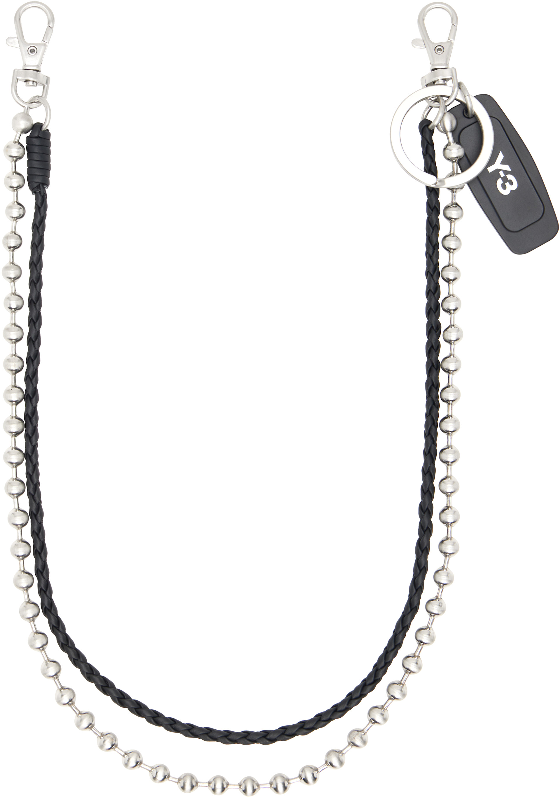 Y-3: Black Key & Wallet Chain | SSENSE Netherlands
