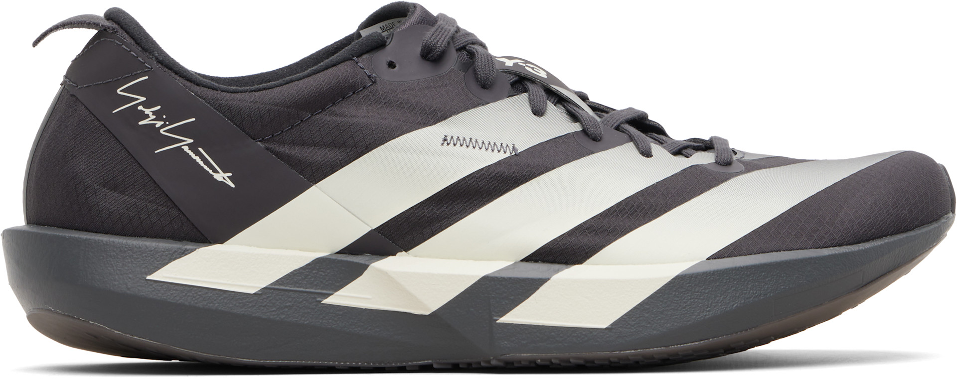 yです Y-3: Black Y-3 ADIOS 9 Sneakers | SSENSE