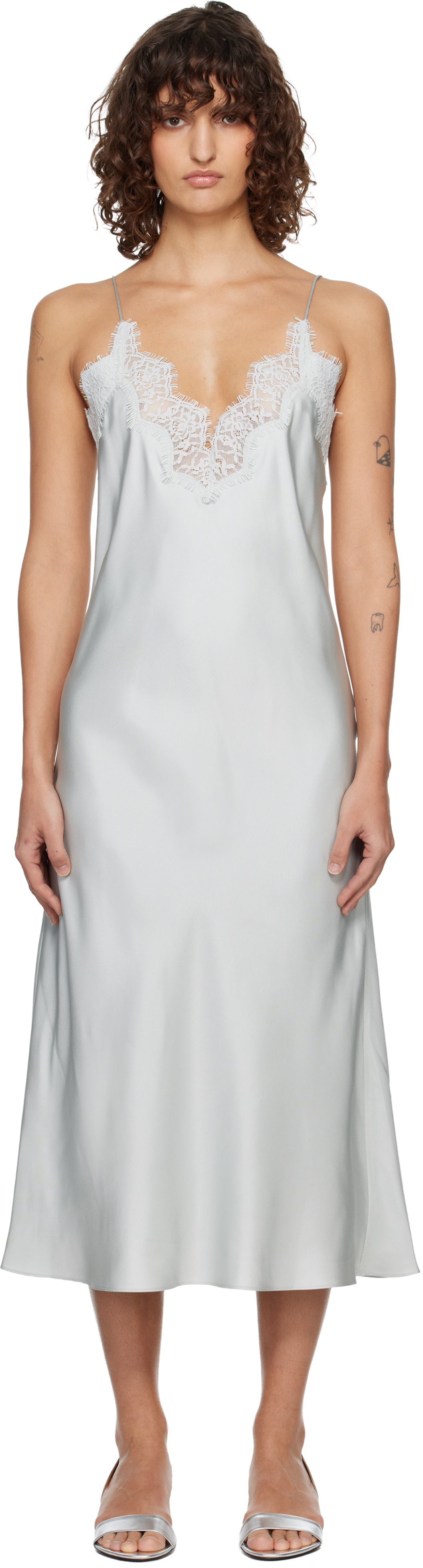 chinese dress ladies ROHE - Lace slip dress