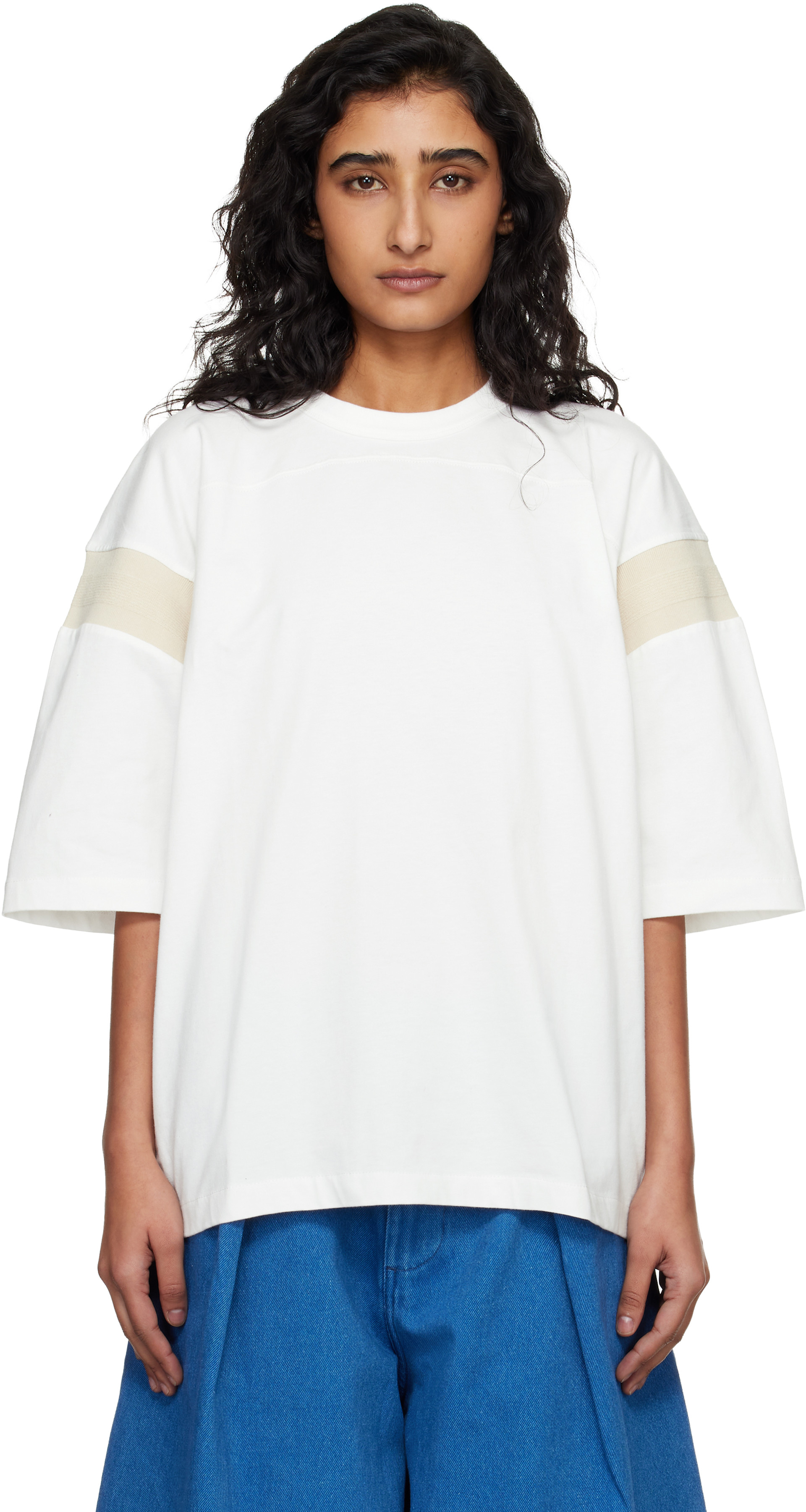 ymc YMC: Off-White Skate T-shirt | SSENSE