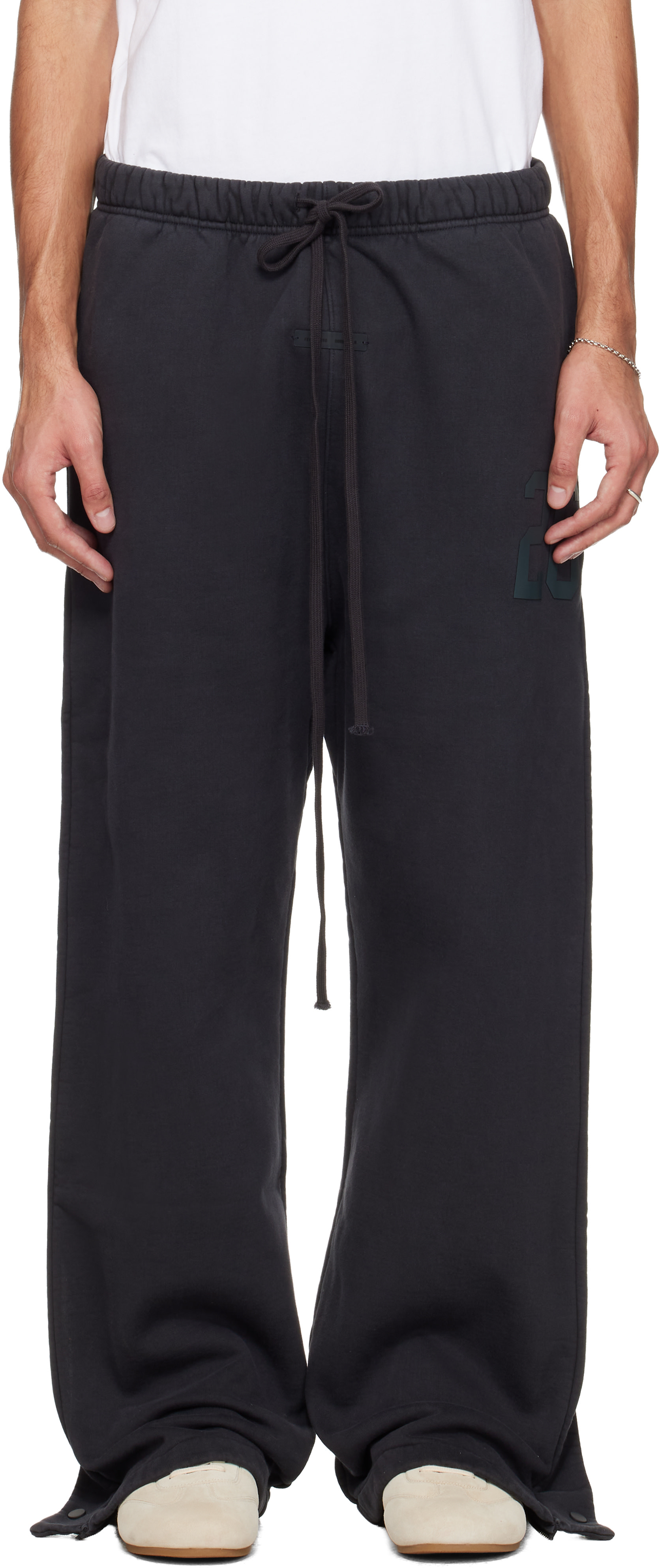 Fear of God ESSENTIALS: Black Holiday Heavy Fleece Tearaway