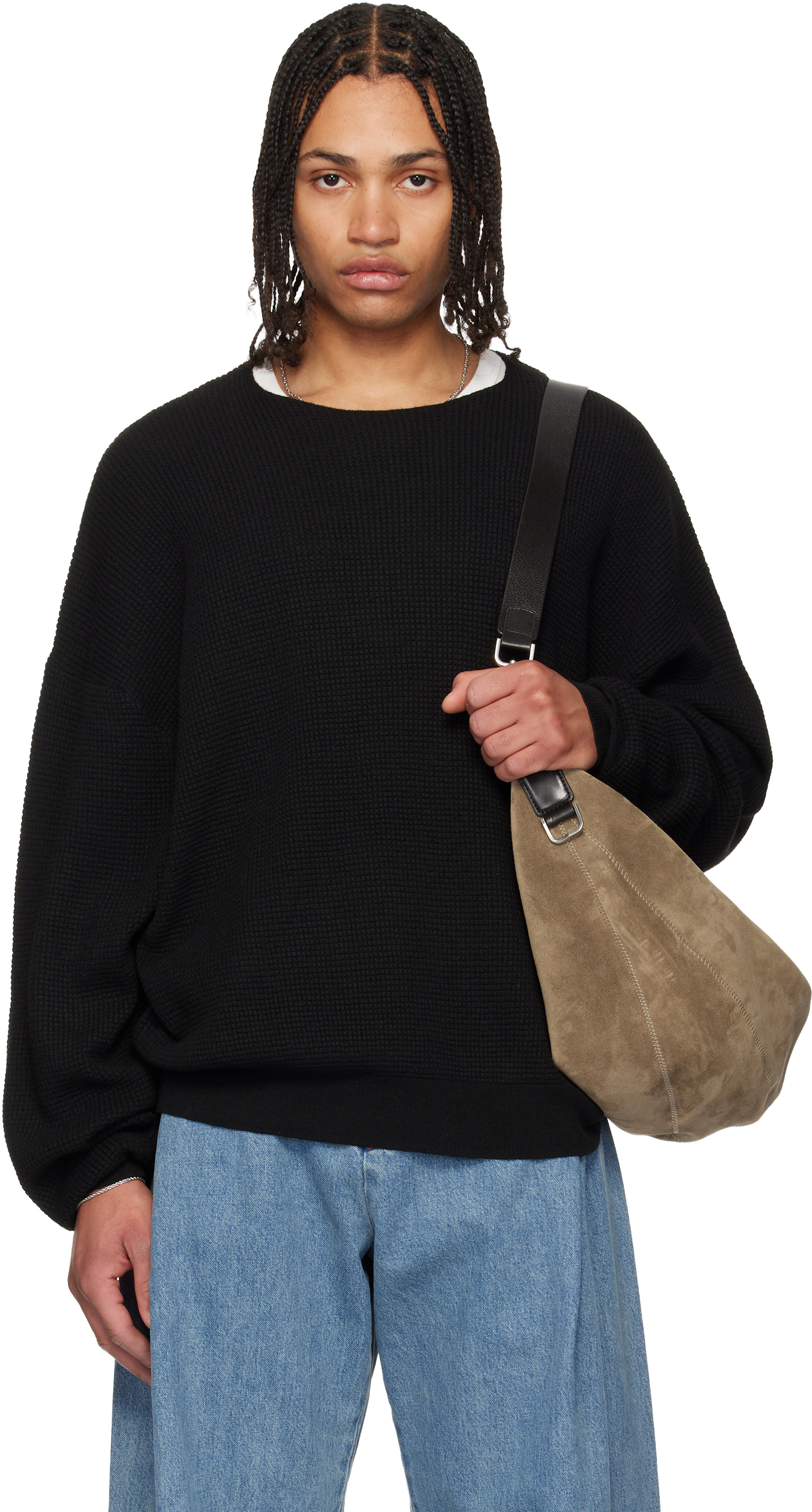 メンズ用 Fear of God ESSENTIALS クルーネックセーター | SSENSE 日本