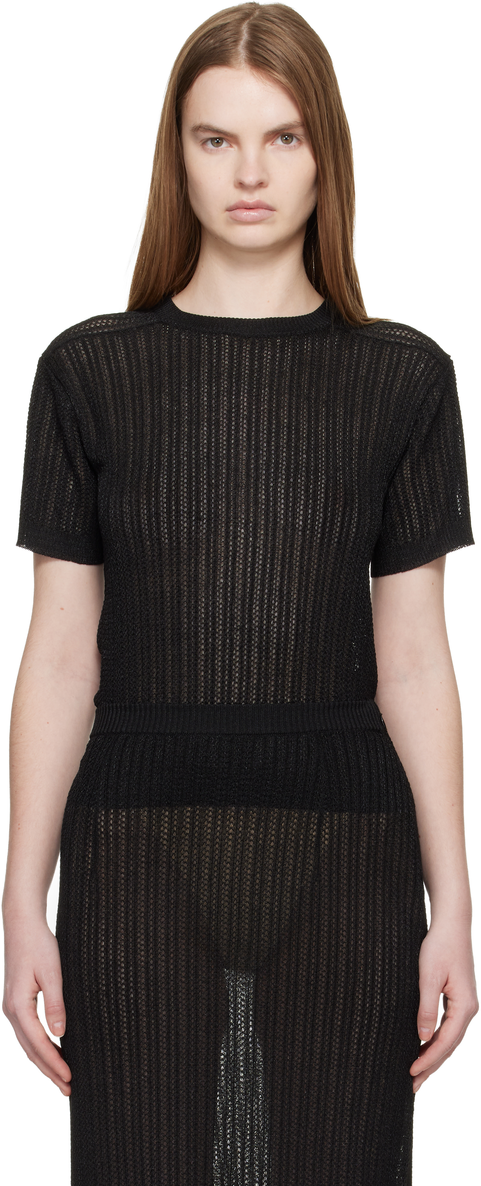 Maison Margiela: Black Knit Sweater | SSENSE