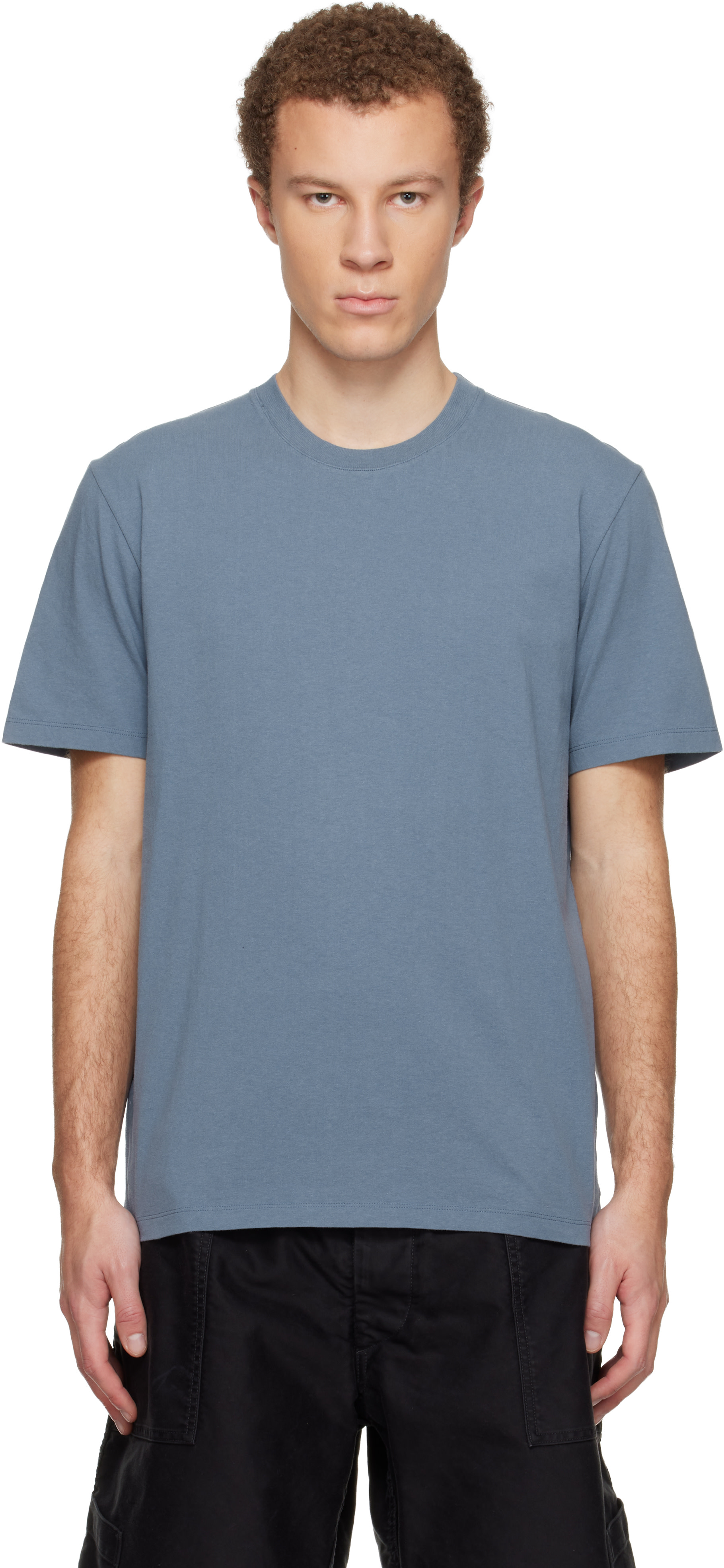 Maison Margiela: Three-Pack Multicolor Cotton Jersey T-shirts | SSENSE