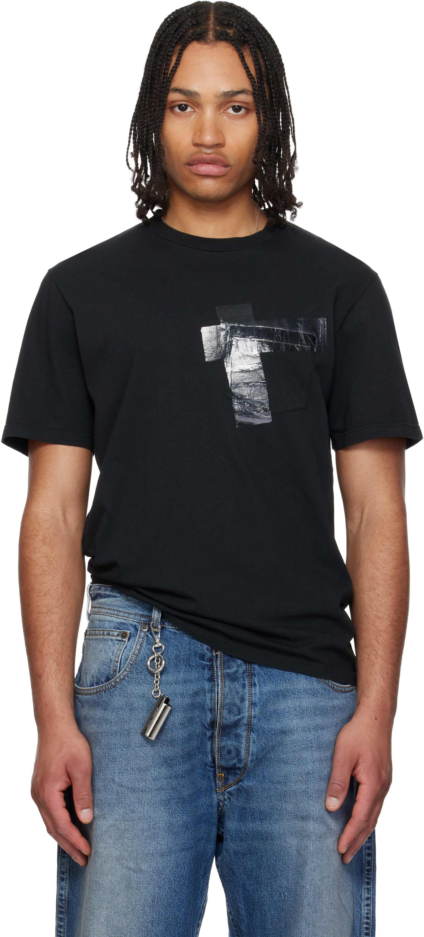 HERMÈS by martin margiela コットンTシャツ Maison Martin Margiela AIDS Awareness T Shirt V Neck Small Vintage