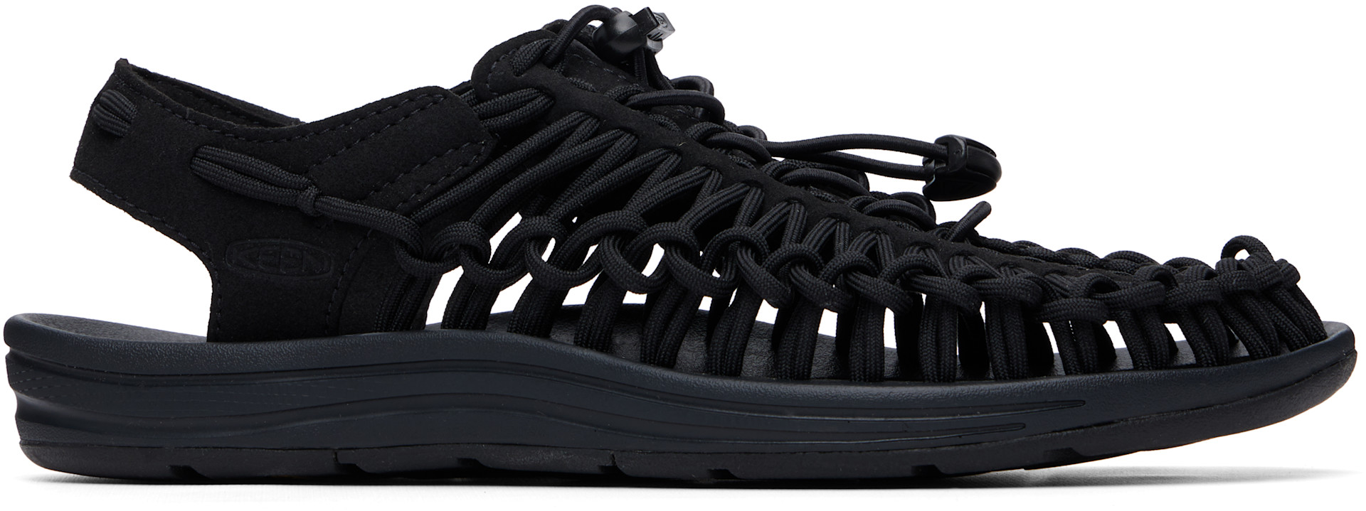 KEEN: Black UNEEK Sandals | SSENSE