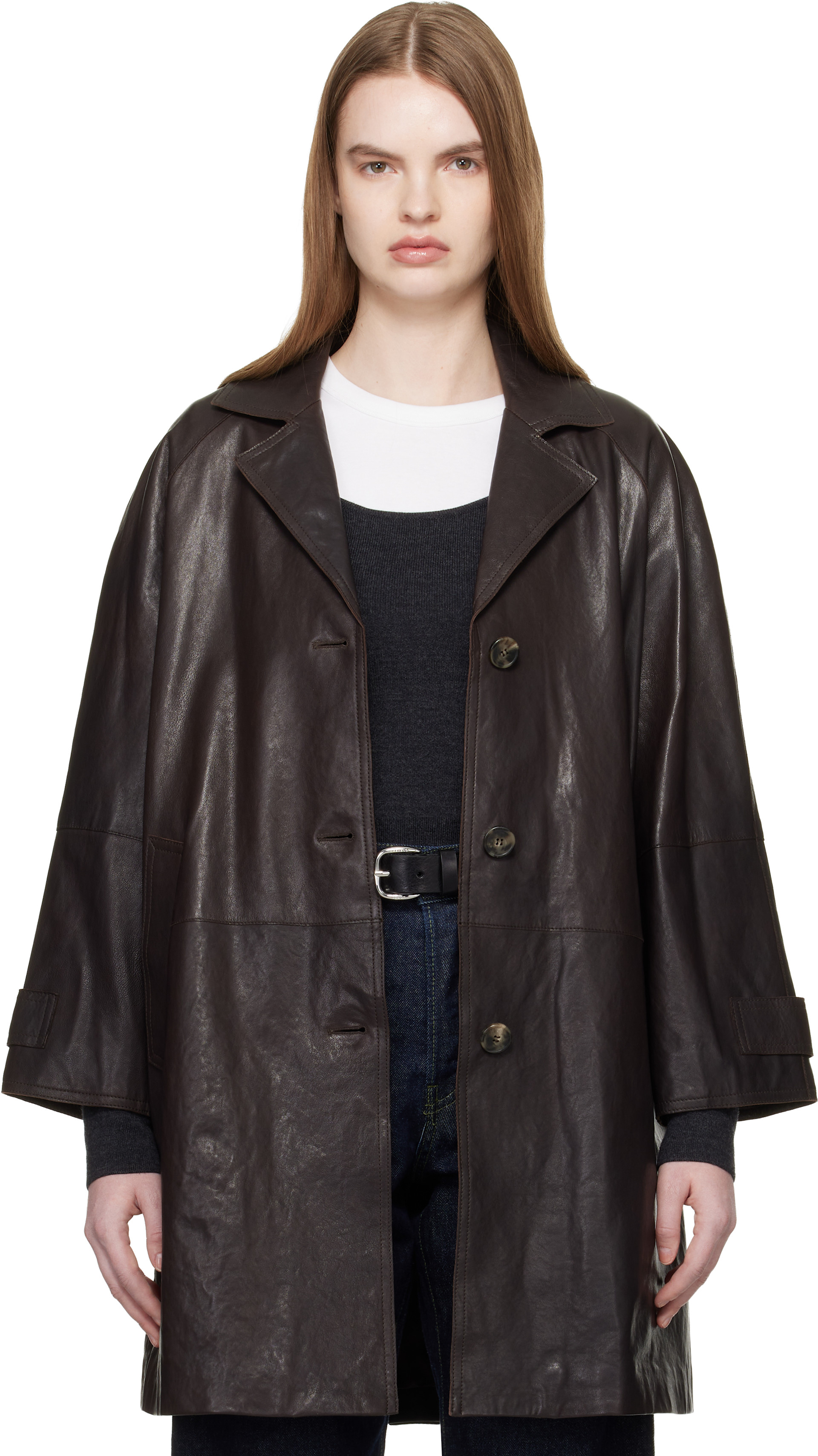 ウィメンズ用 Weekend Max Mara レザー ジャケット | SSENSE 日本