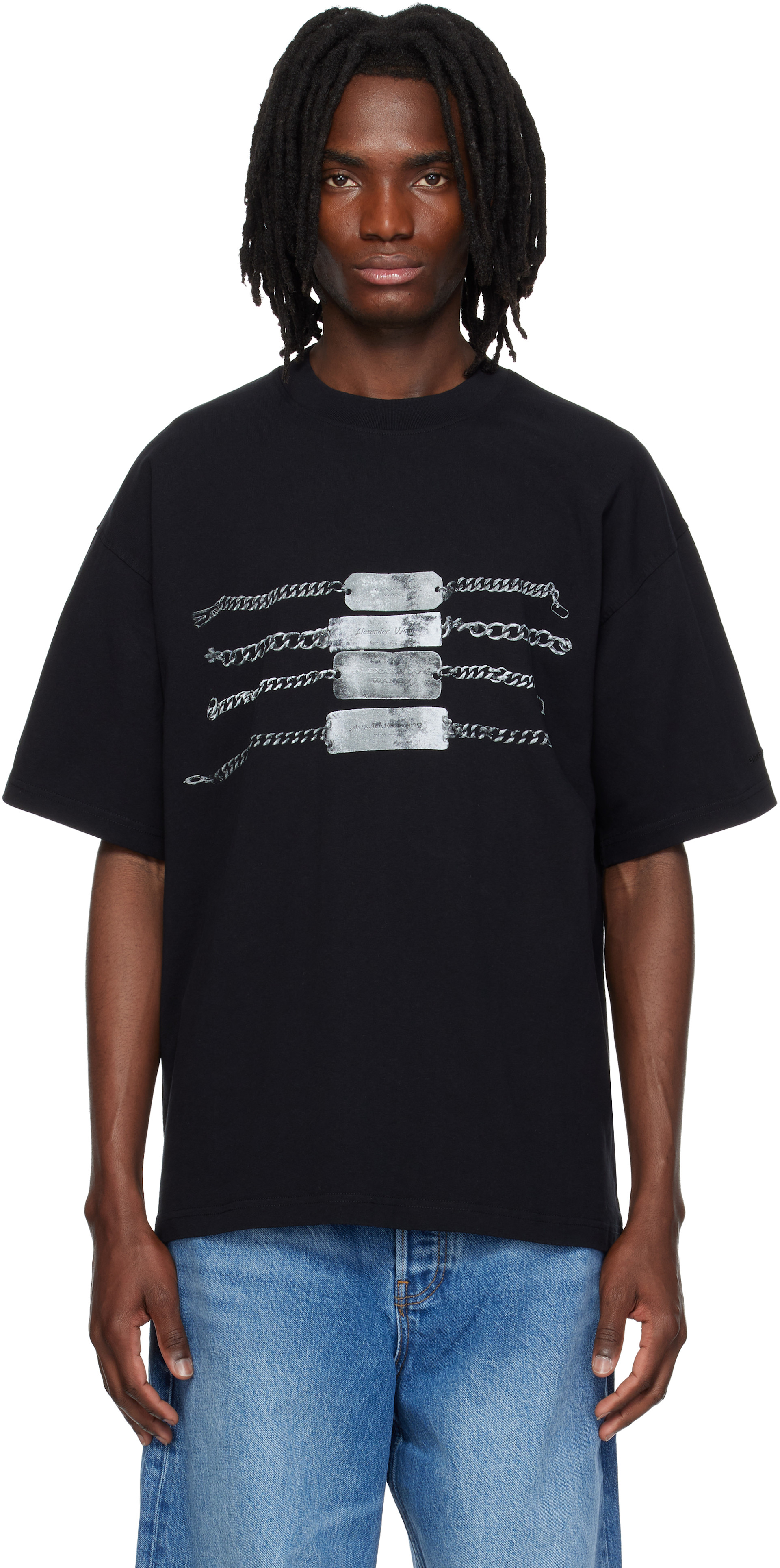 alexander wang ロゴ入りタンクトップ 黒 alexanderwang アレキサンダーワング リブコットン レーサーバック