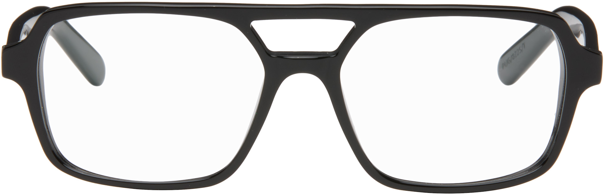 新作MM6 Maison Margiela❣️14Y MM6 Maison Margiela: Black 14 Glasses | SSENSE