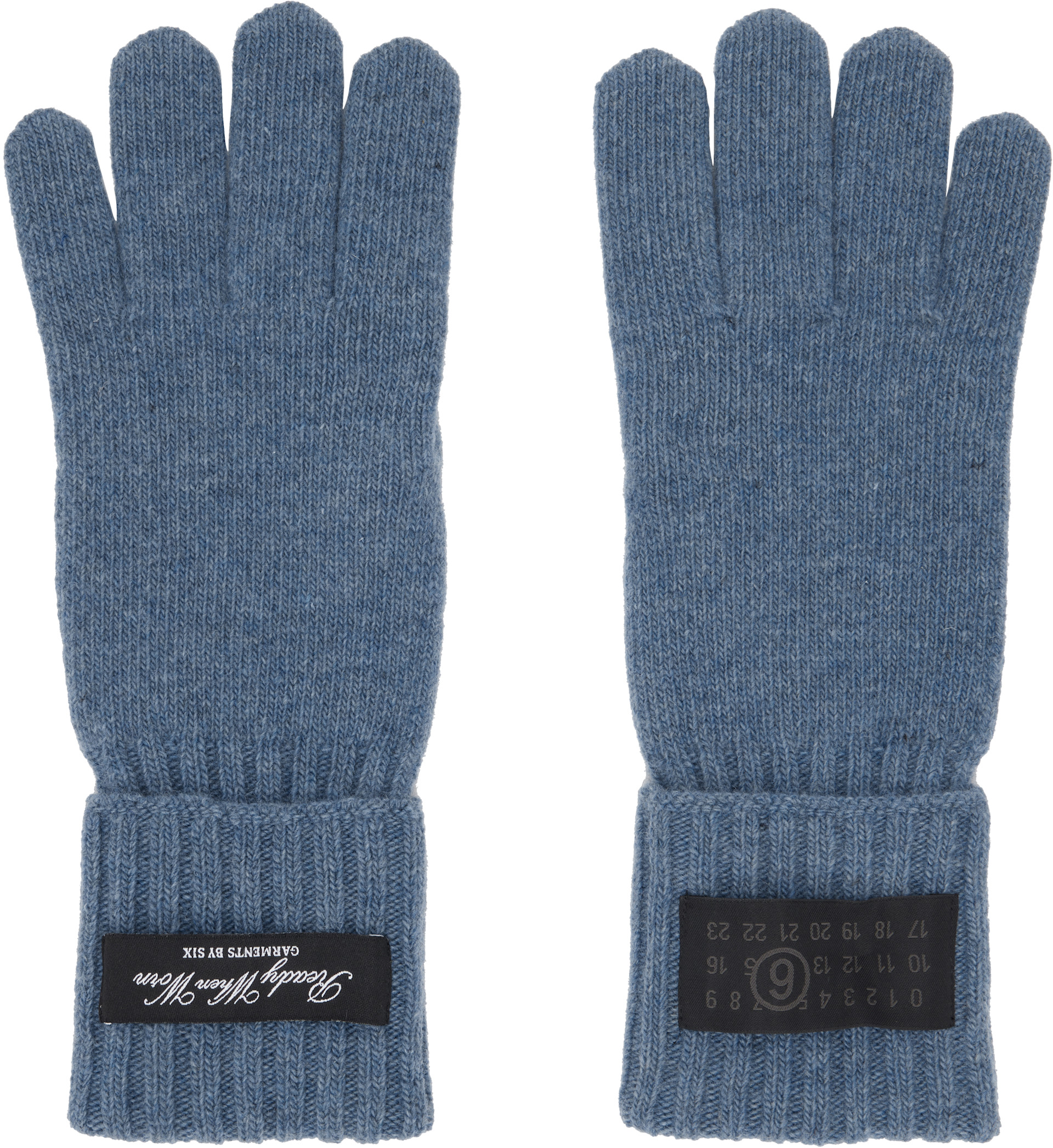 マルタンマルジェラ　フリース　レザー　手袋 MM6 Maison Margiela ポケットディテール レザーグローブ | ブラック