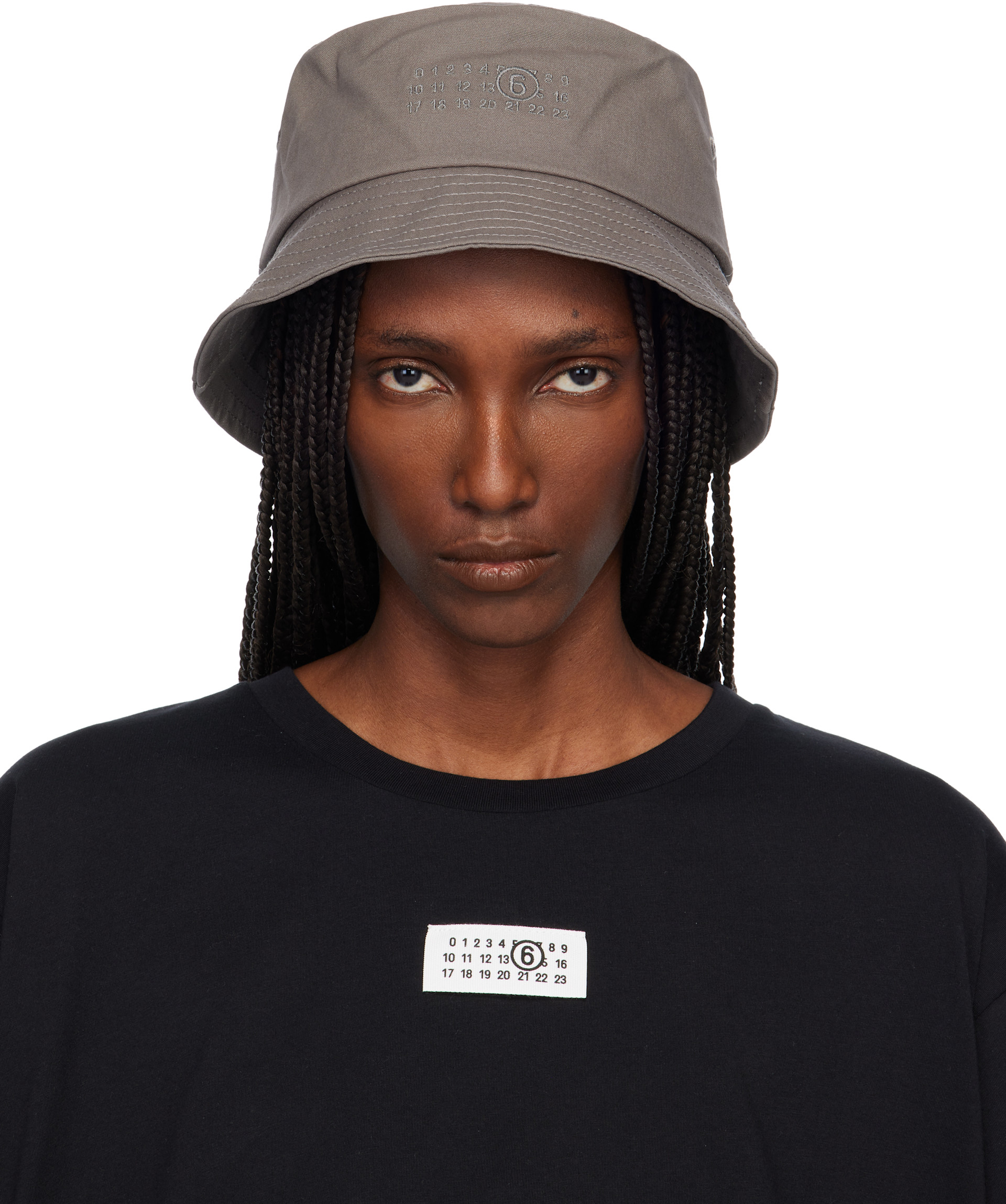 Ｍaison Ｍartin Ｍargiela ハット帽子 ウィメンズ用 MM6 Maison Margiela ハット | SSENSE 日本