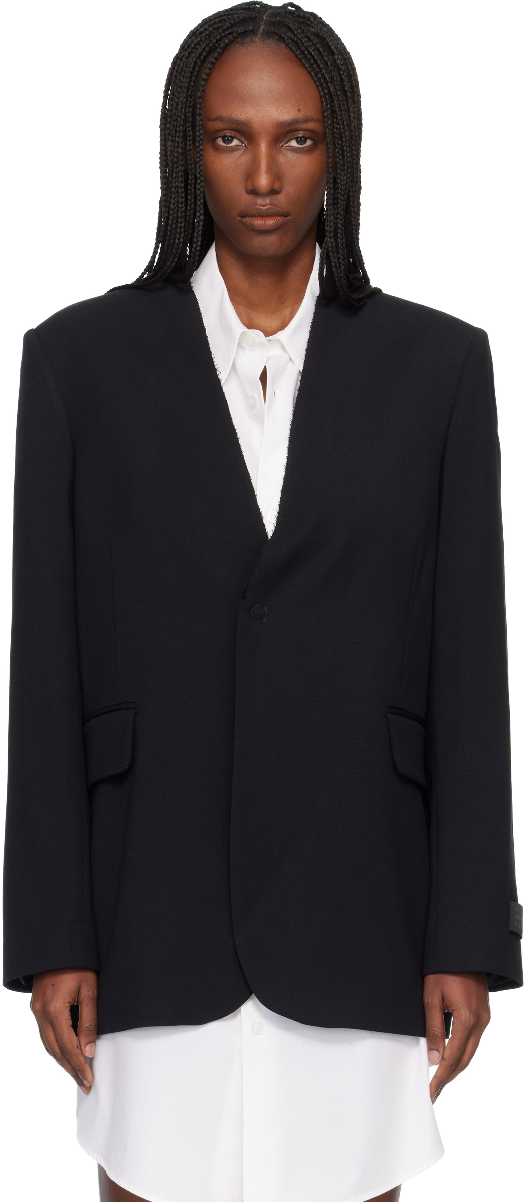 MM6 テーラードジャケット ウィメンズ用 MM6 Maison Margiela テーラードジャケット | SSENSE 日本