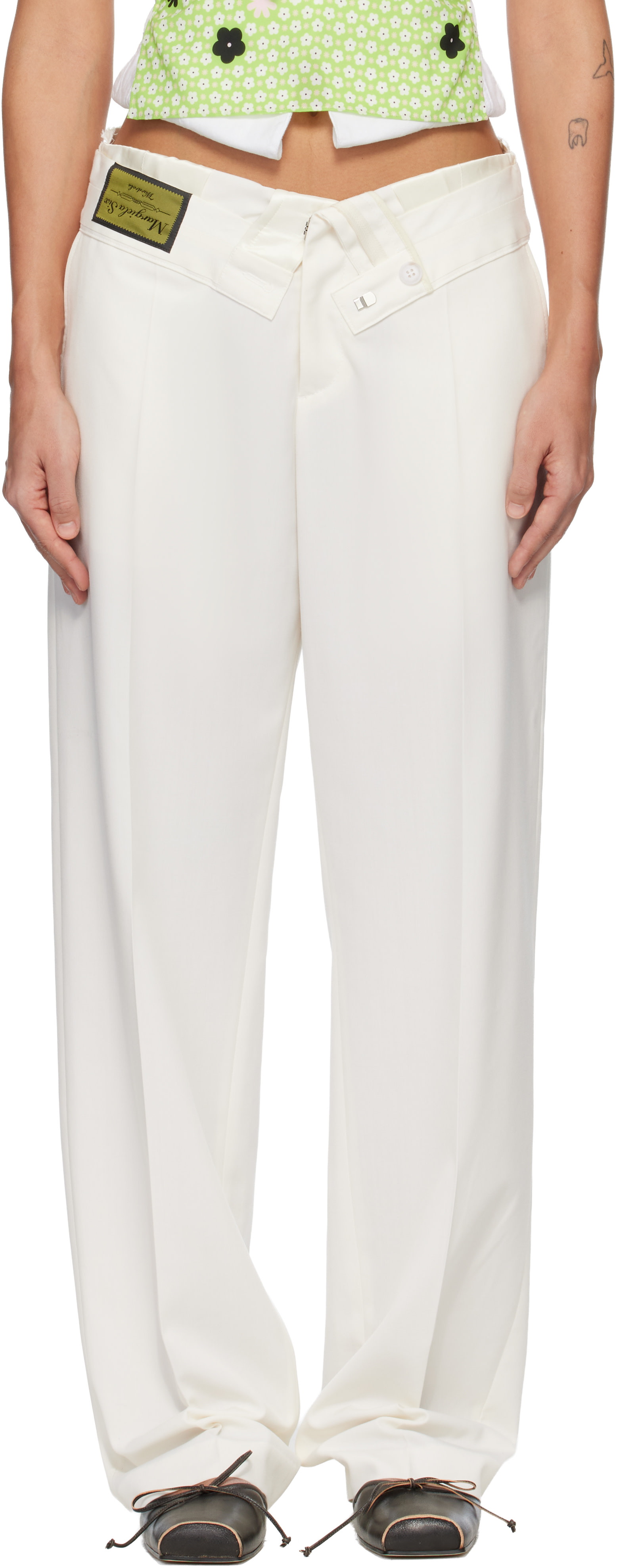 MM6 Maison Margiela Pants for Women | SSENSE Canada