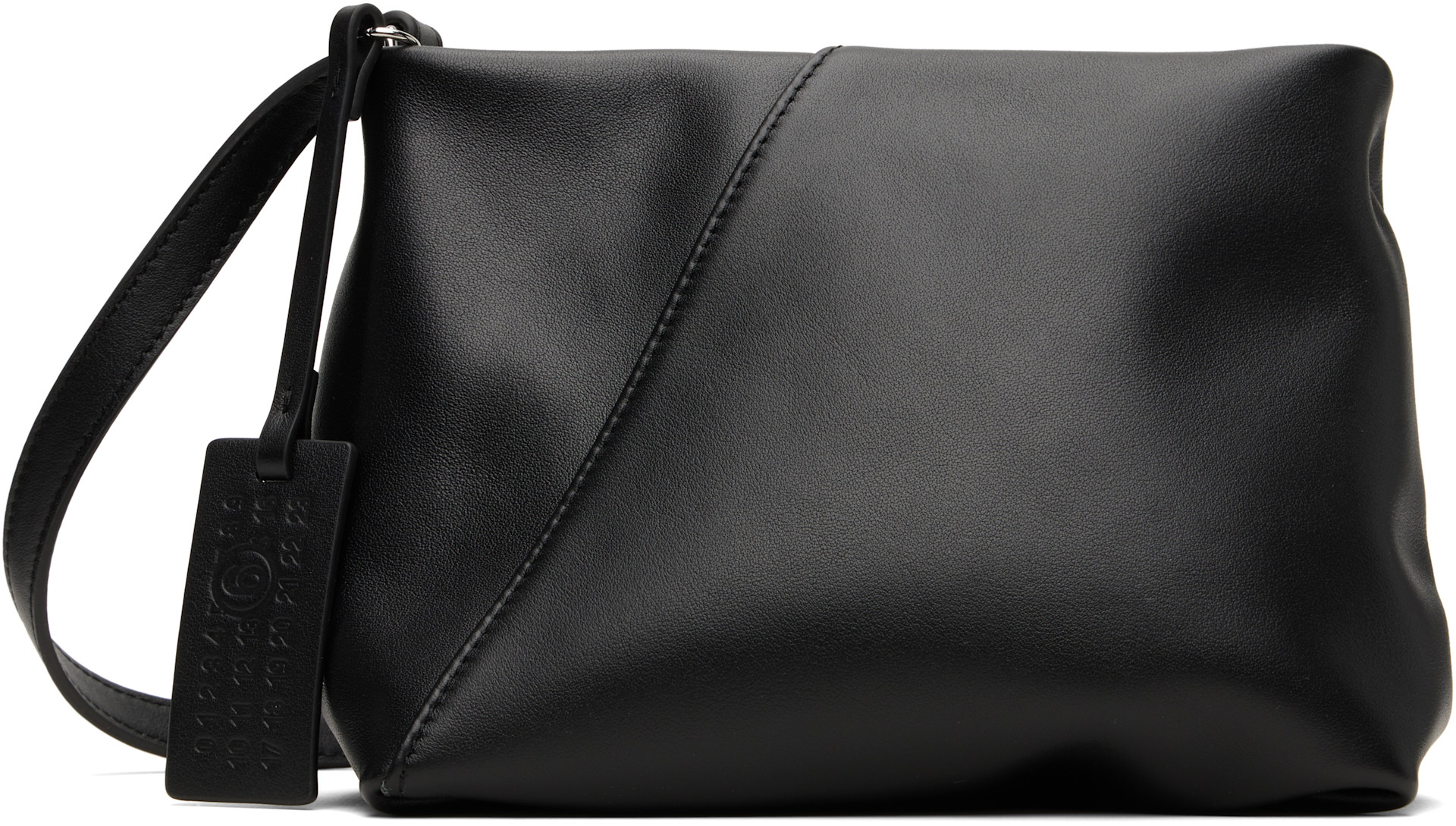 MM6 Maison Margiela: Black Origami Shoulder Bag | SSENSE