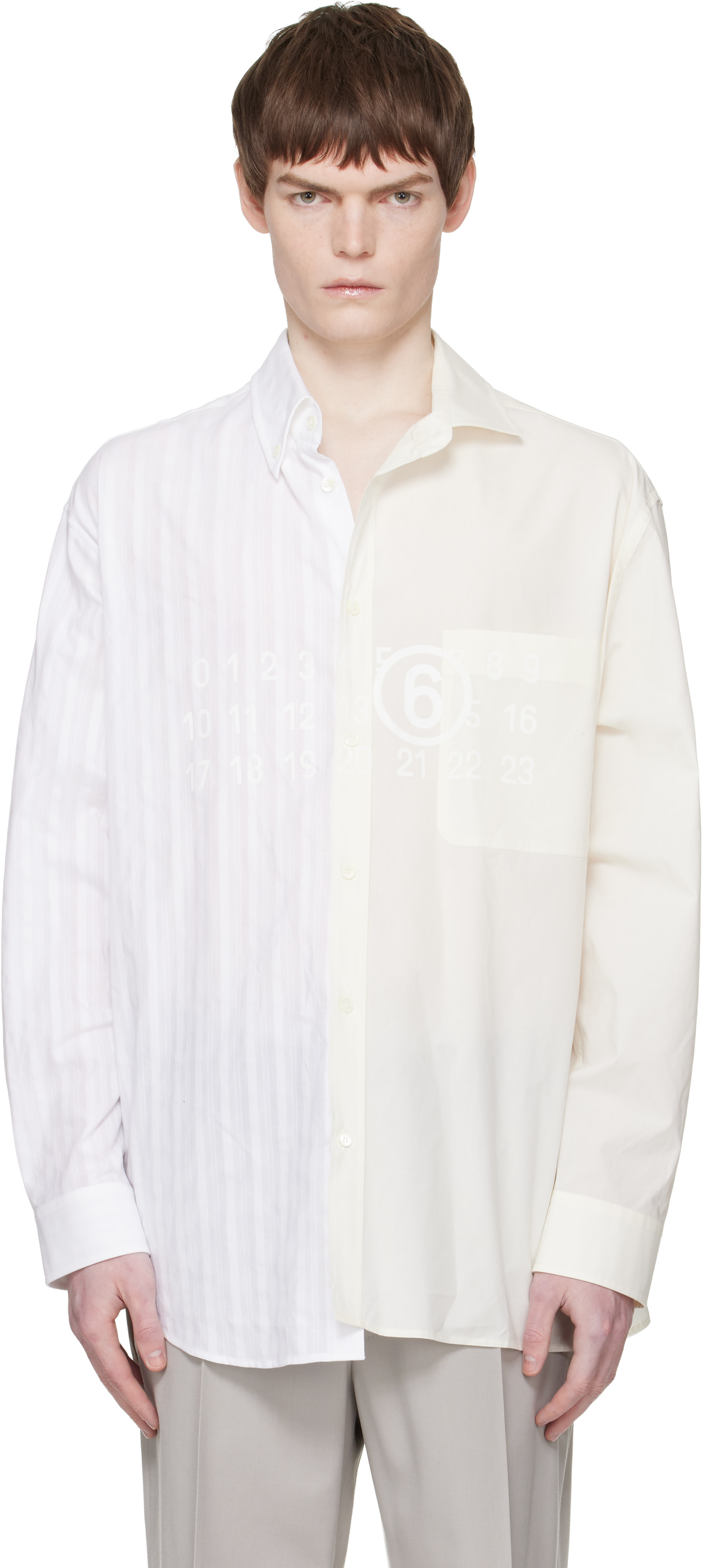 メンズ用 MM6 Maison Margiela シャツ | SSENSE 日本