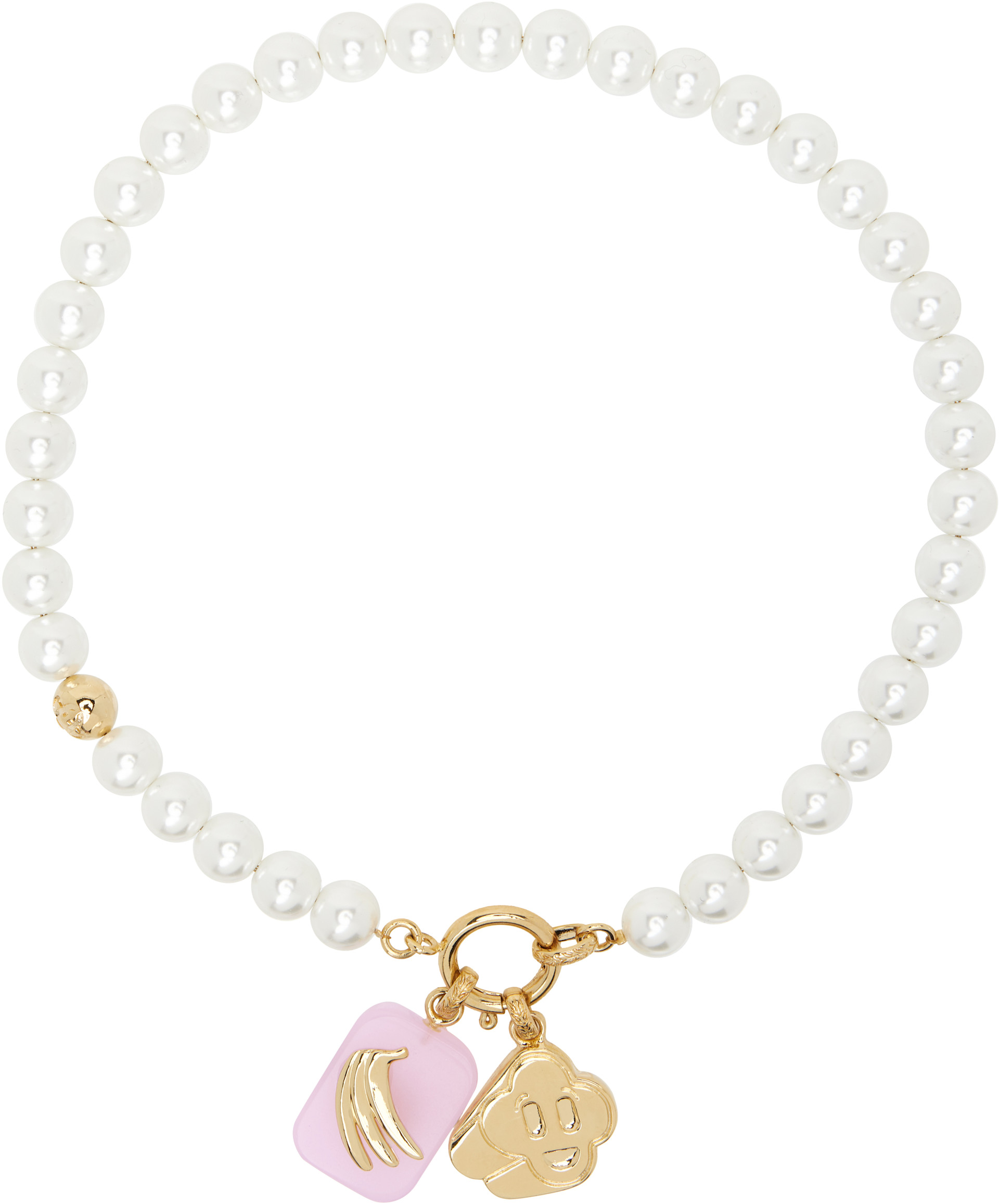 ★年末SALE★CASA BLANCA パールネックレス 付属品付き CasablancaのIcon パールネックレスがセール中