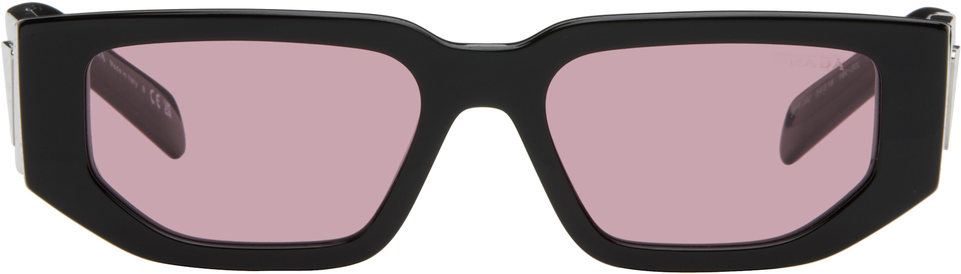 Prada Eyewear: ブラック PR 09ZS サングラス | SSENSE 日本
