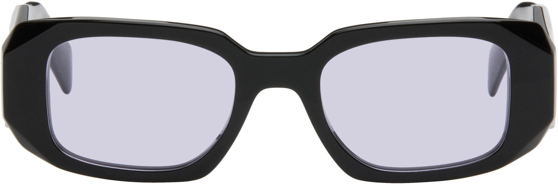 Prada Eyewear: Black 'Prada Symbole' Sunglasses | SSENSE