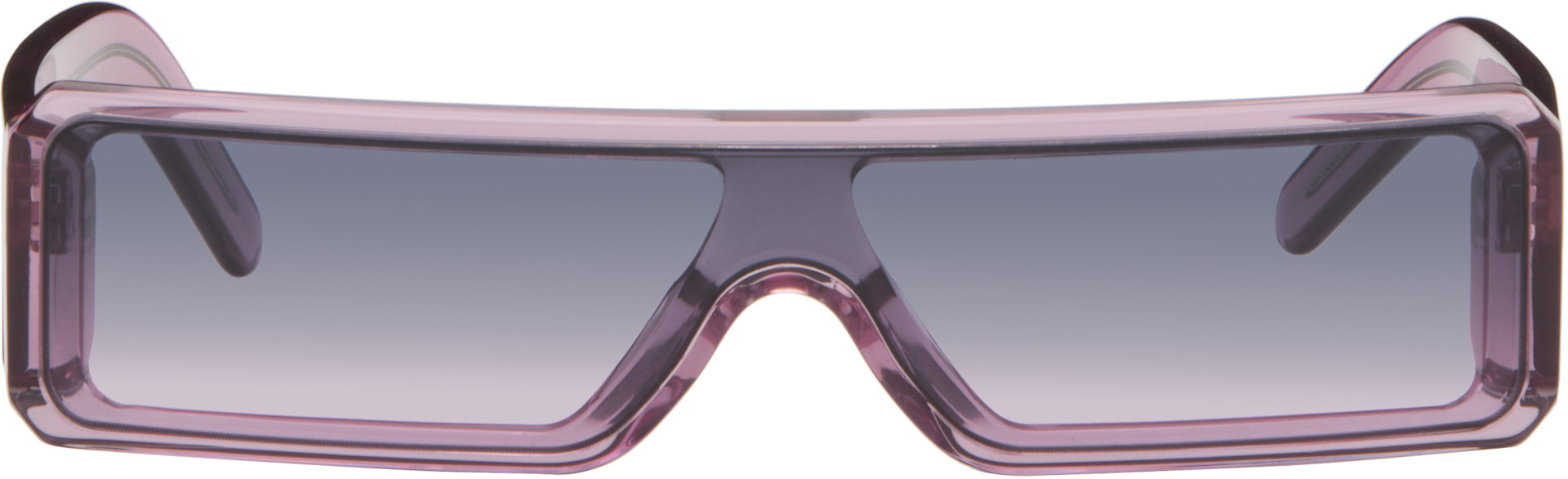 Rick Owens: Purple Temple Gethshades Sunglasses | SSENSE