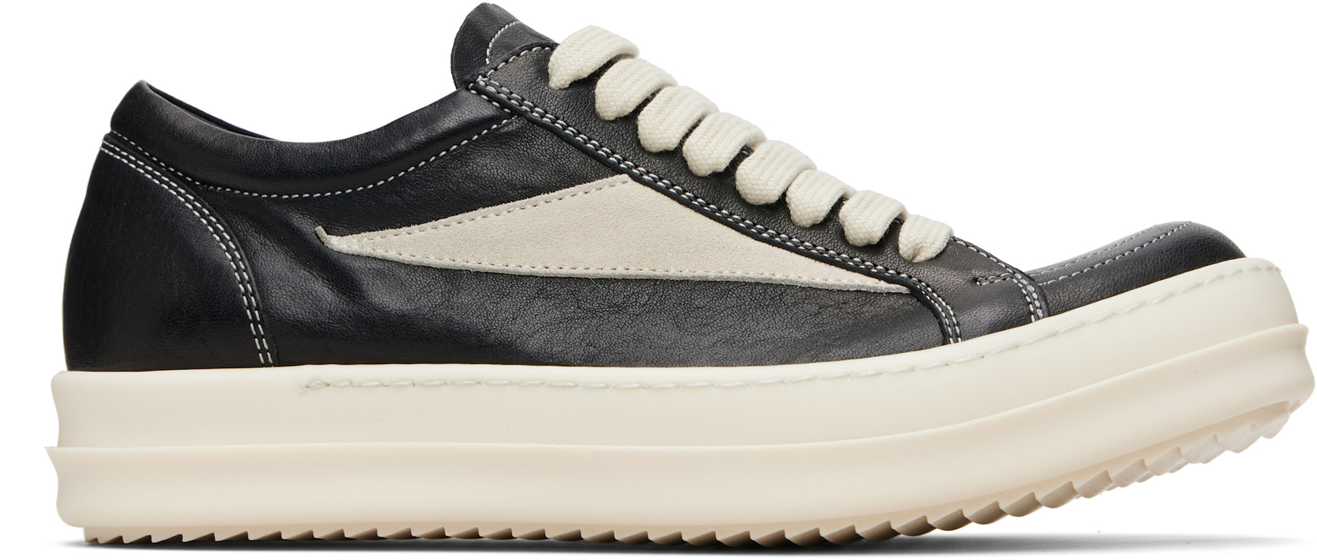 Rick Owens: Black Temple Vintage Sneakers | SSENSE