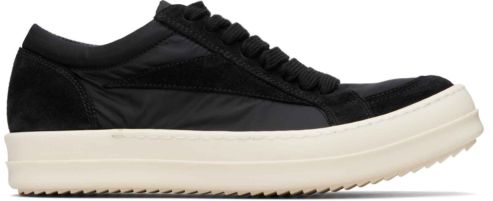 Rick Owens: Black Temple Vintage Sneakers | SSENSE