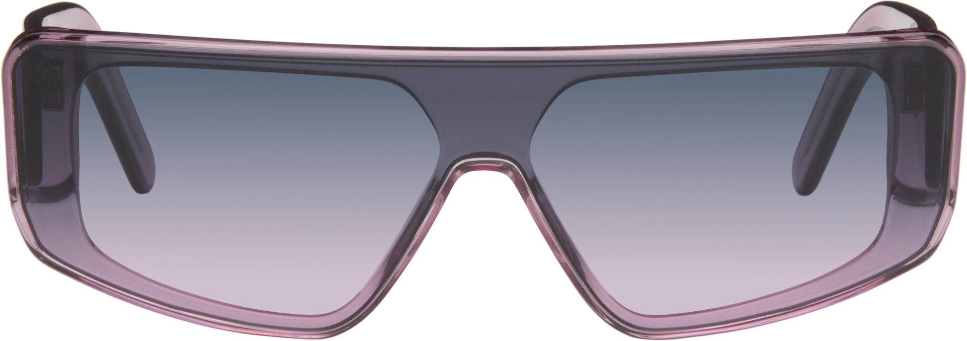 Rick Owens: Purple Performa Sunglasses | SSENSE
