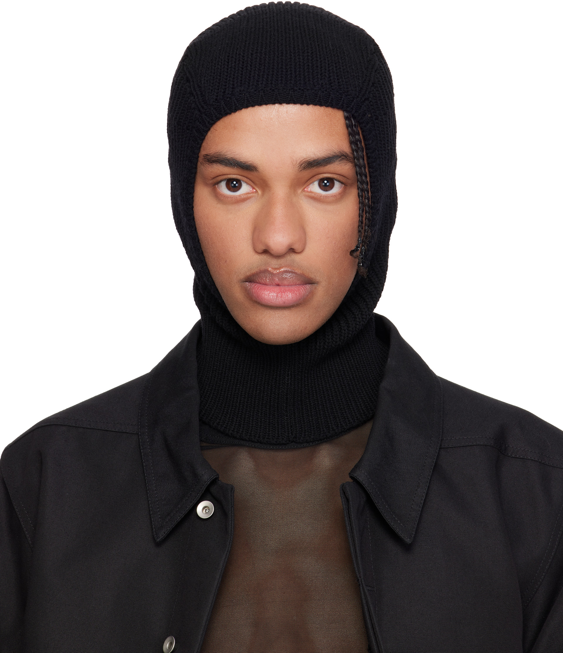 RICK OWENS ブラック ロールドビーニー Rick Owens Beanies for Men | SSENSE