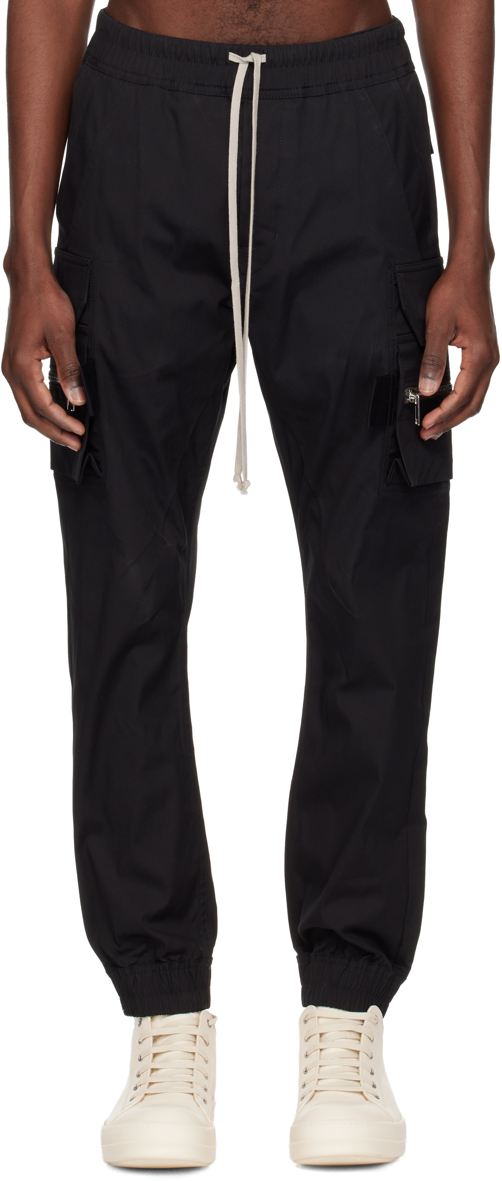 Rick Owens: Black Temple Mastodon Cargo Pants | SSENSE