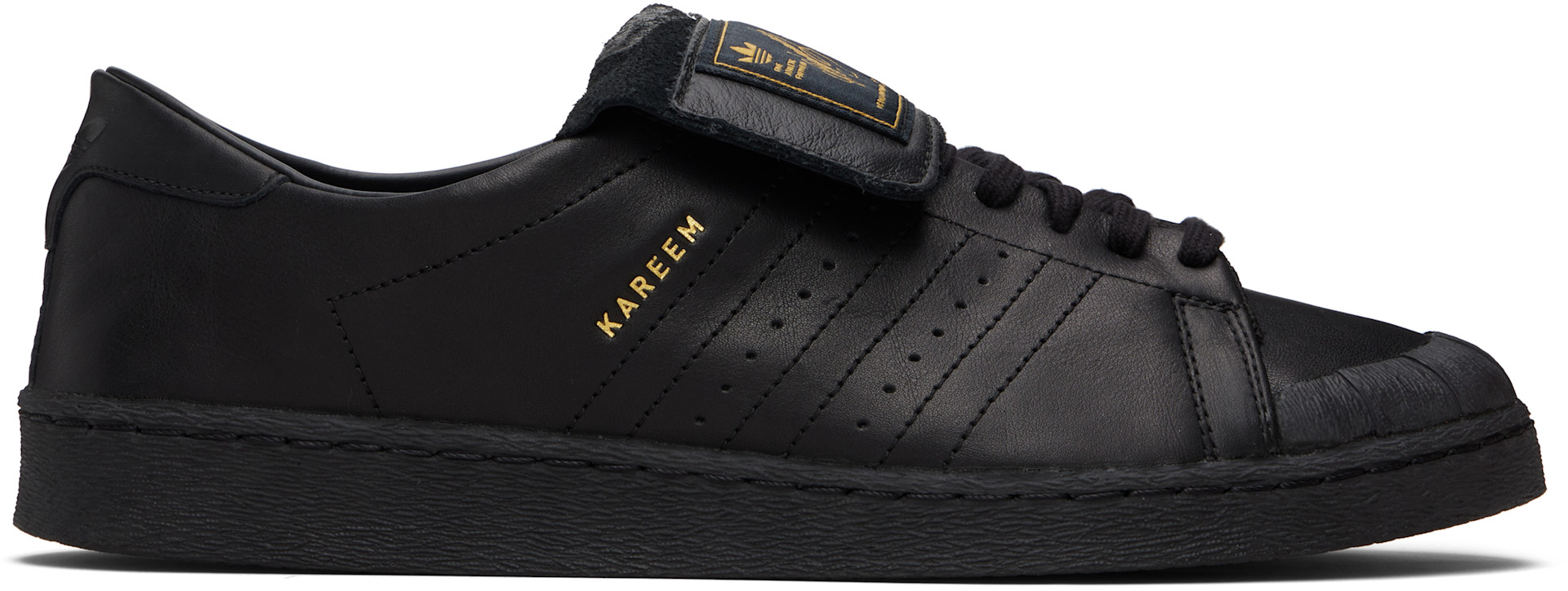 WILLY CHAVARRIA: Black adidas Originals Edition Jabbar Low