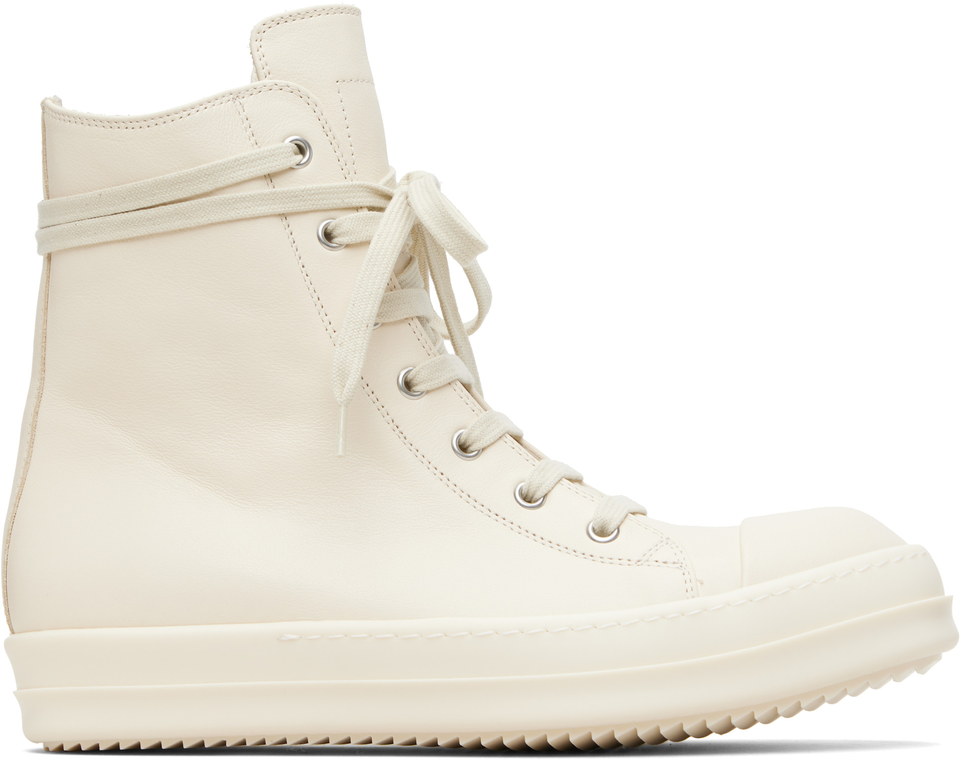 Rick Owens: Off-White Temple Sneakers | SSENSE