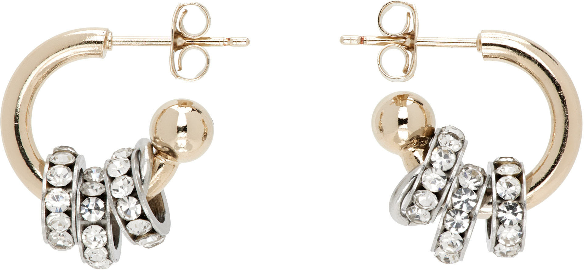 justine clenquet daisy ピアス　片耳 Justine Clenquet: Daisy Earrings | SSENSE
