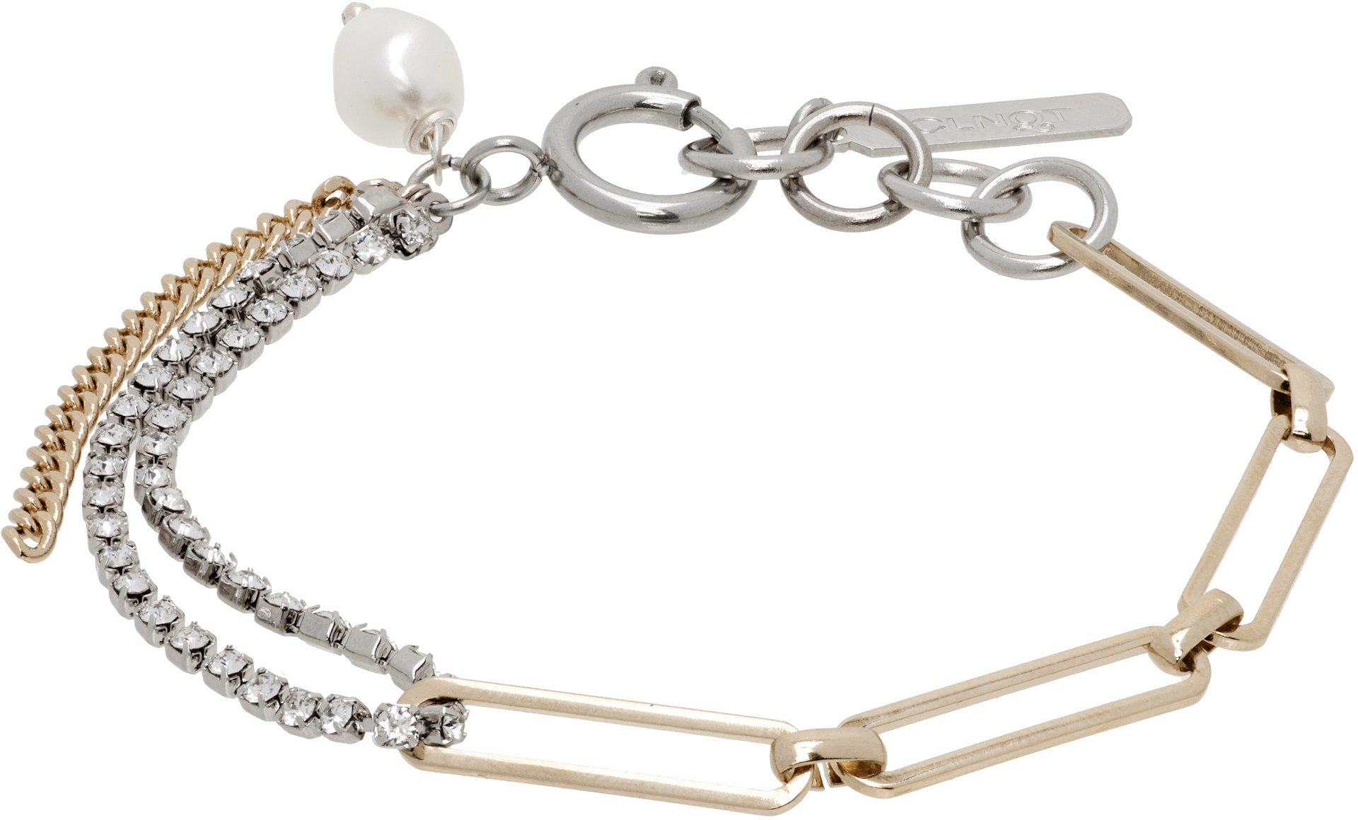 【新品】Justine Clenquet Janice ブレスレット パール Justine Clenquet: Janice Bracelet | SSENSE
