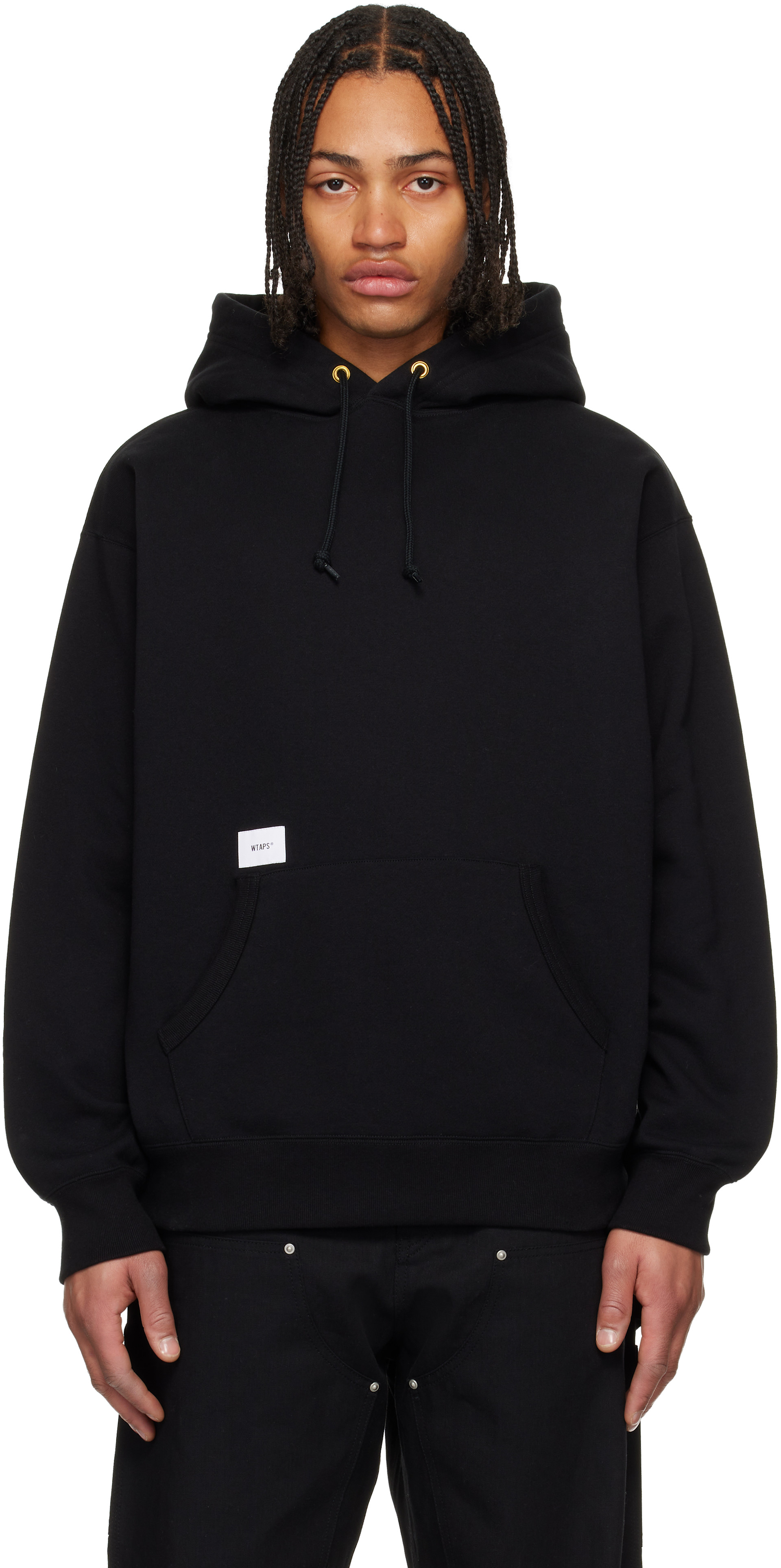 【ｎｏｒｉｔａｂｅｔａｉ 】WTAPS 21AW VIBES HOODIE WTAPS AON Label Embroidered Hoodie Black – LESS 17
