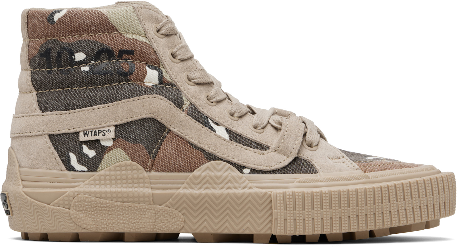 WTAPS: Beige Vans & OAMC Edition Sk8-Hi GL Lug Sneakers | SSENSE