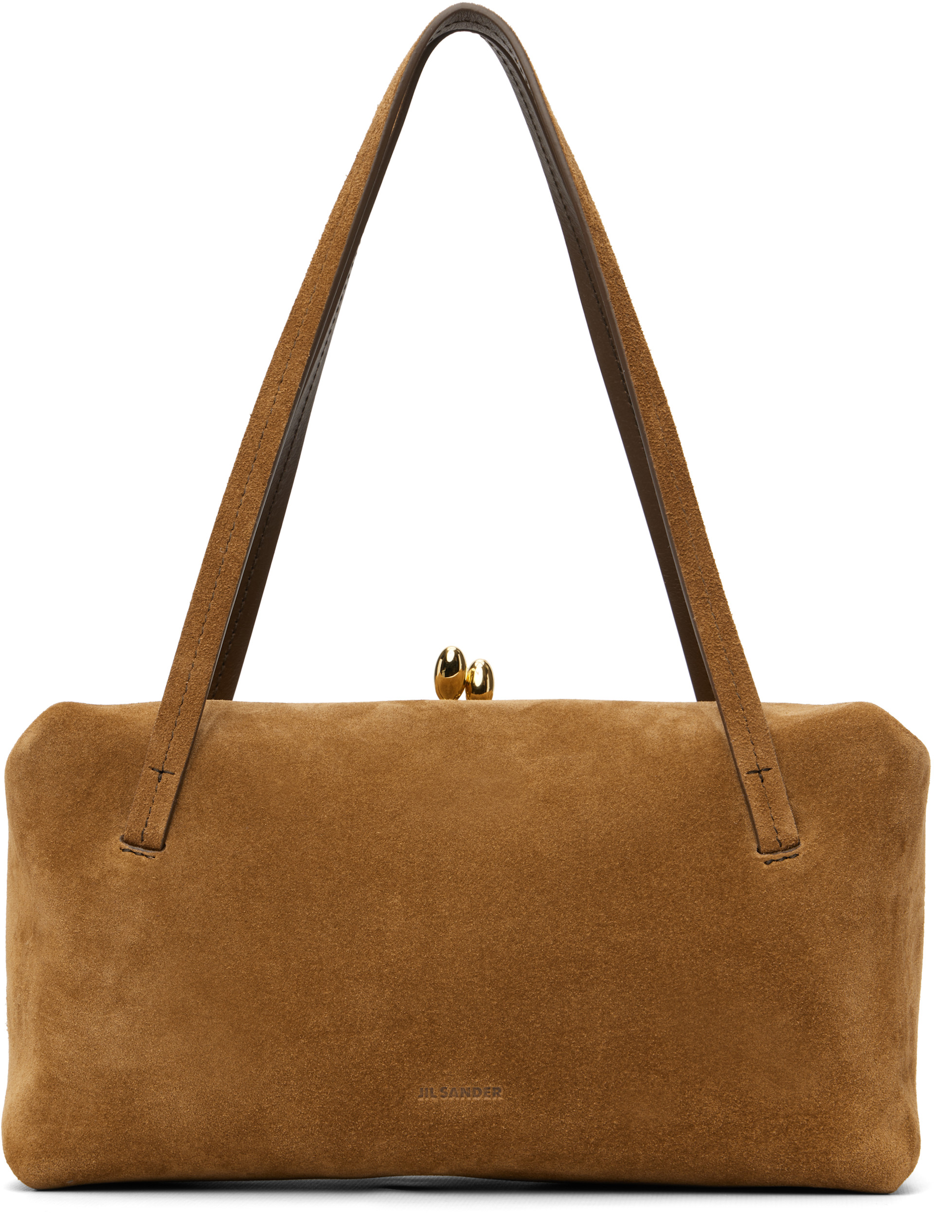 Jil Sander: Tan Goji Pillow Small Bag | SSENSE