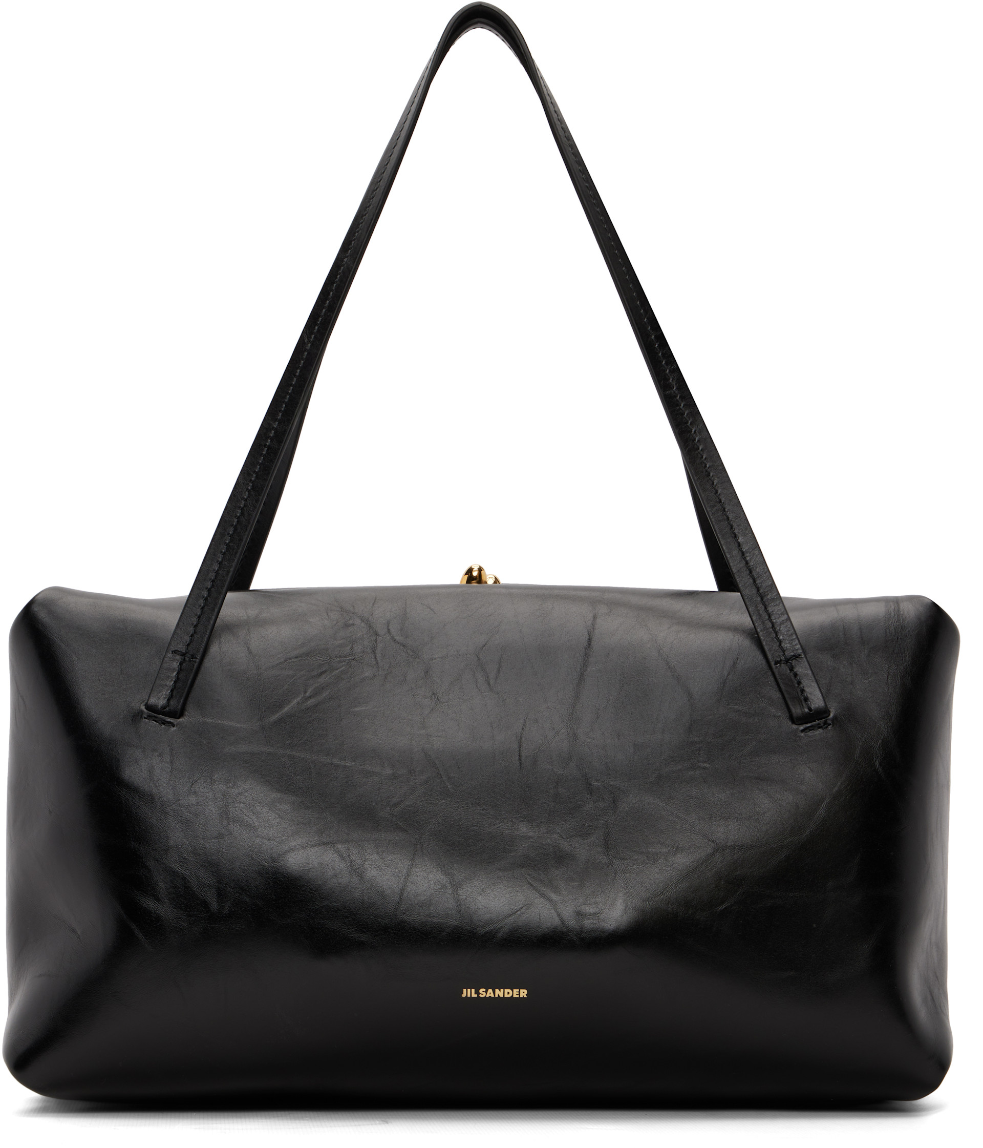 Jil Sander: Black Goji Pillow Medium Bag | SSENSE