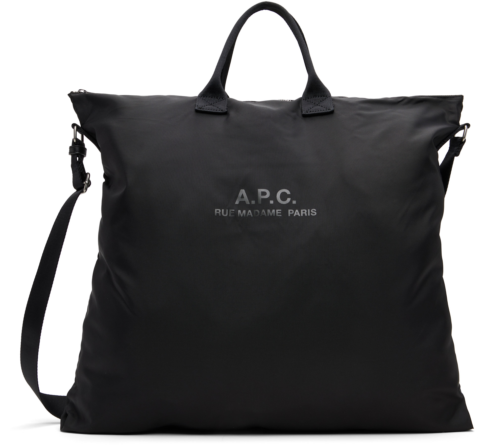 A.P.C.: ブラック Backstage クロスボディ トートバッグ | SSENSE 日本