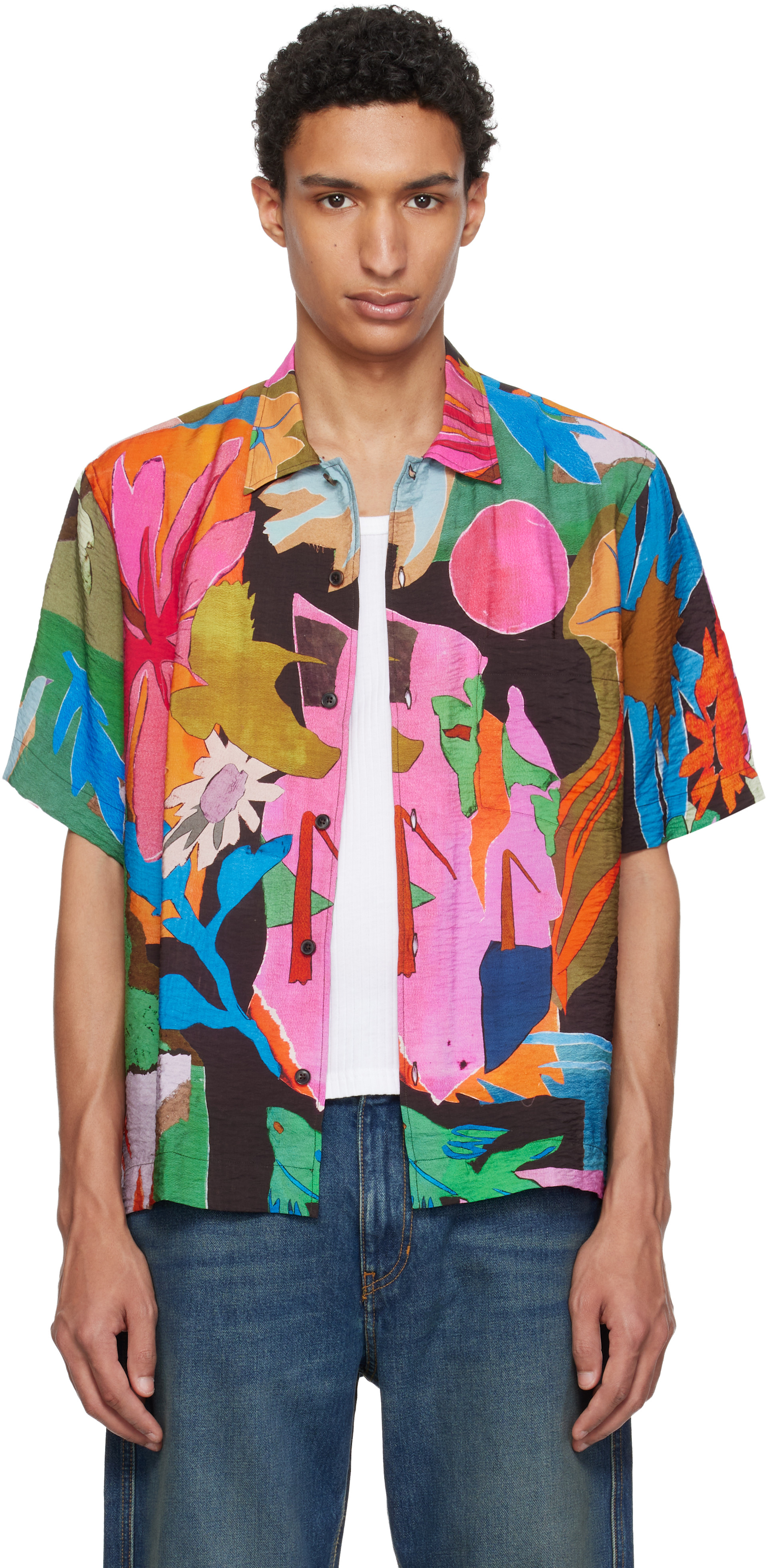 Paul Smith: Multicolor S/S Casual Fit Shirt | SSENSE