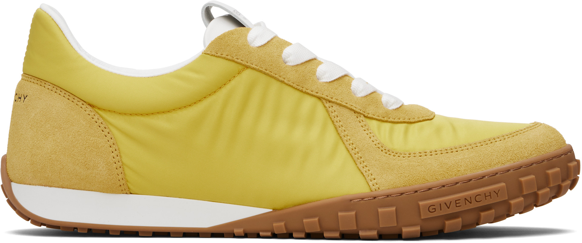 GIVENCHY グラマー・オン・ザ・ゴールド Givenchy: Yellow Glide Runner Sneakers | SSENSE